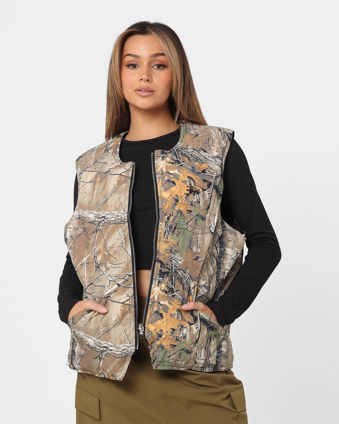 Stussy Real Tree Camo Reversible Vest Real Tree Camo graduation party
