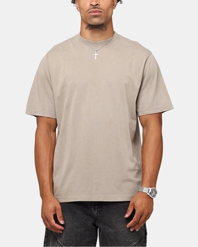 Daily Outfit Style Saint Morta Vintage T-Shirt Washed Khaki
