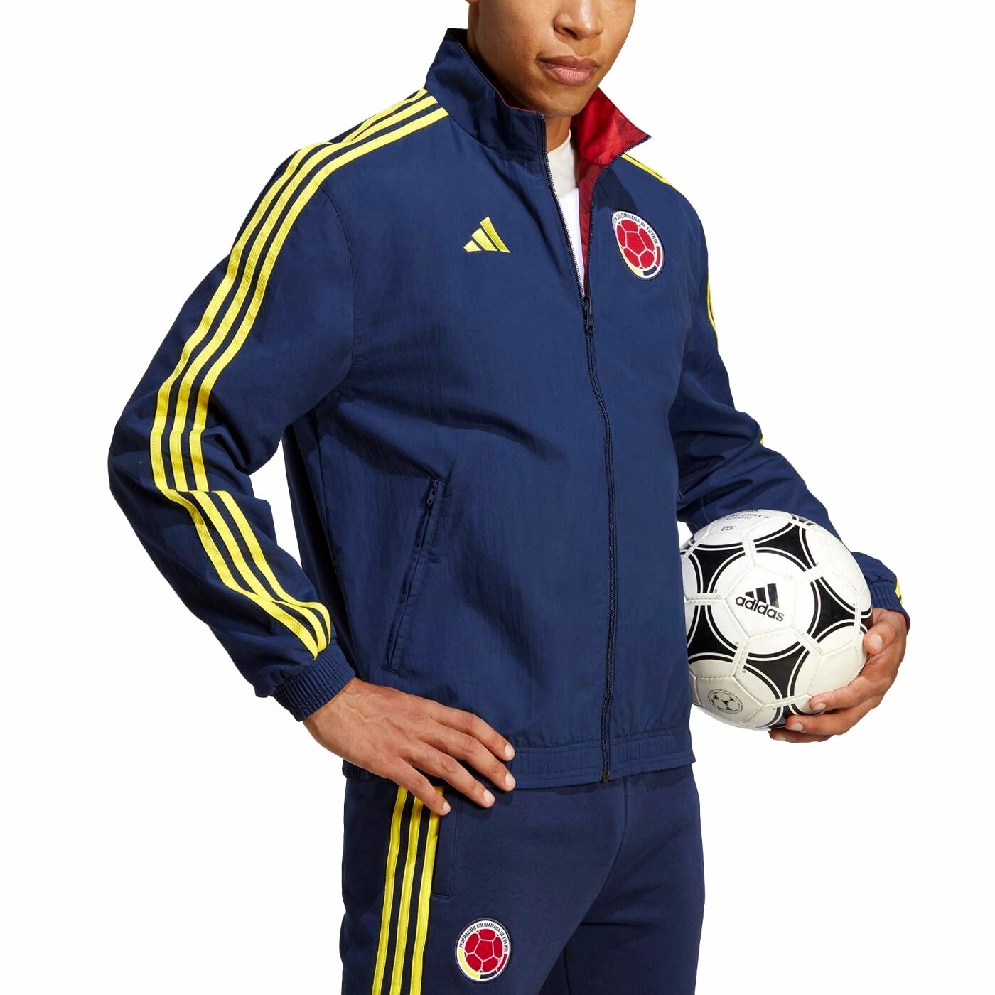 Stretchable Design Colombia pre-match presentation Soccer jacket 2022/23 - Adidas