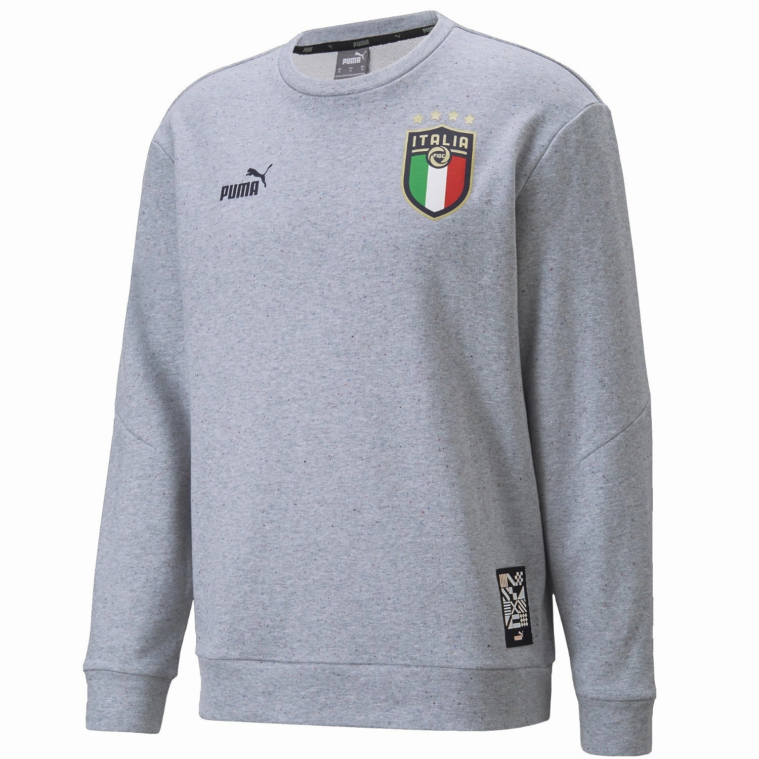 Italy light grey Casual Fans presentation sweat tracksuit 2022/23 - Puma Quick Motion Gear CompressionFit