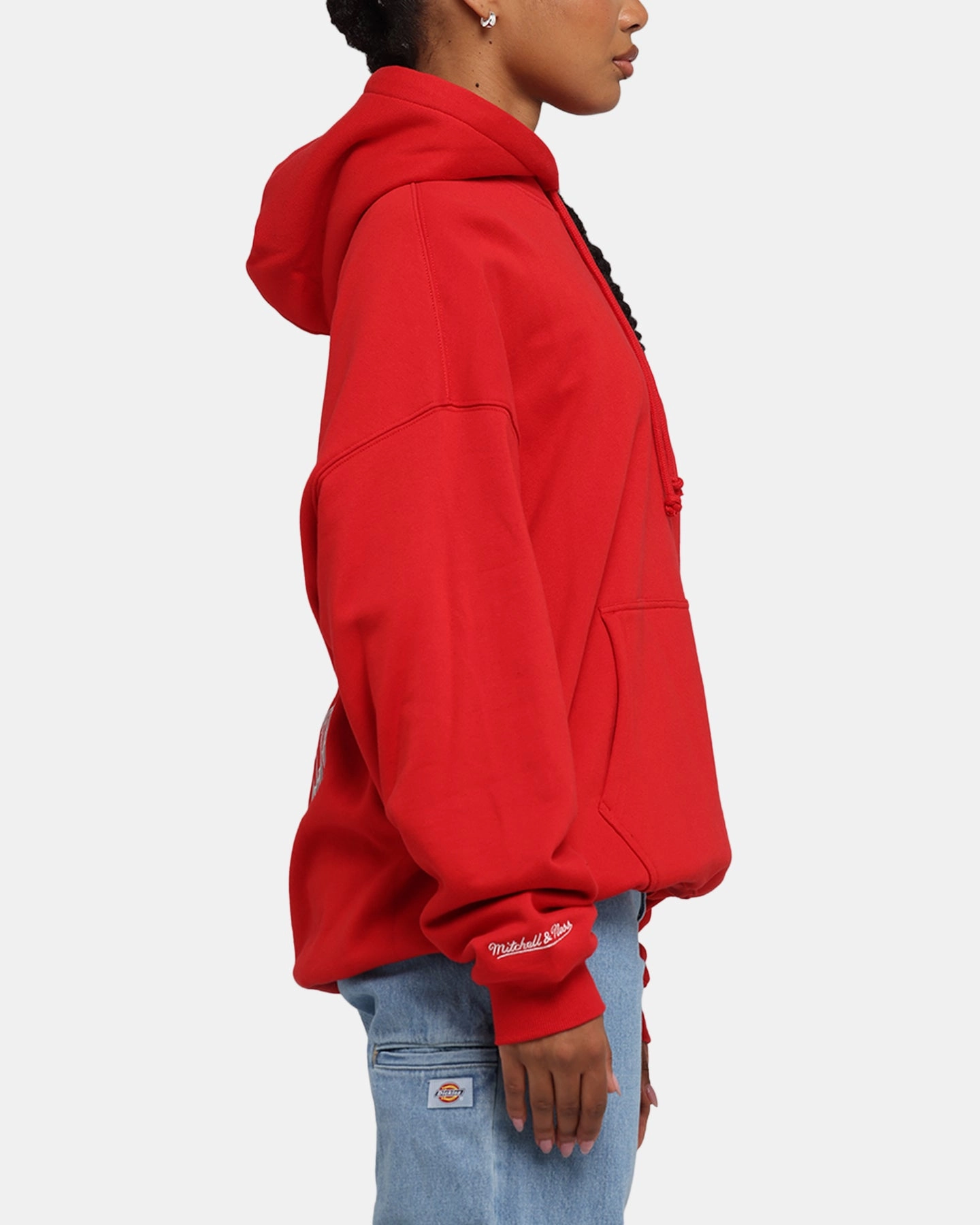 High Neck Protection Mitchell & Ness Sydney Swans Team Hoodie Red