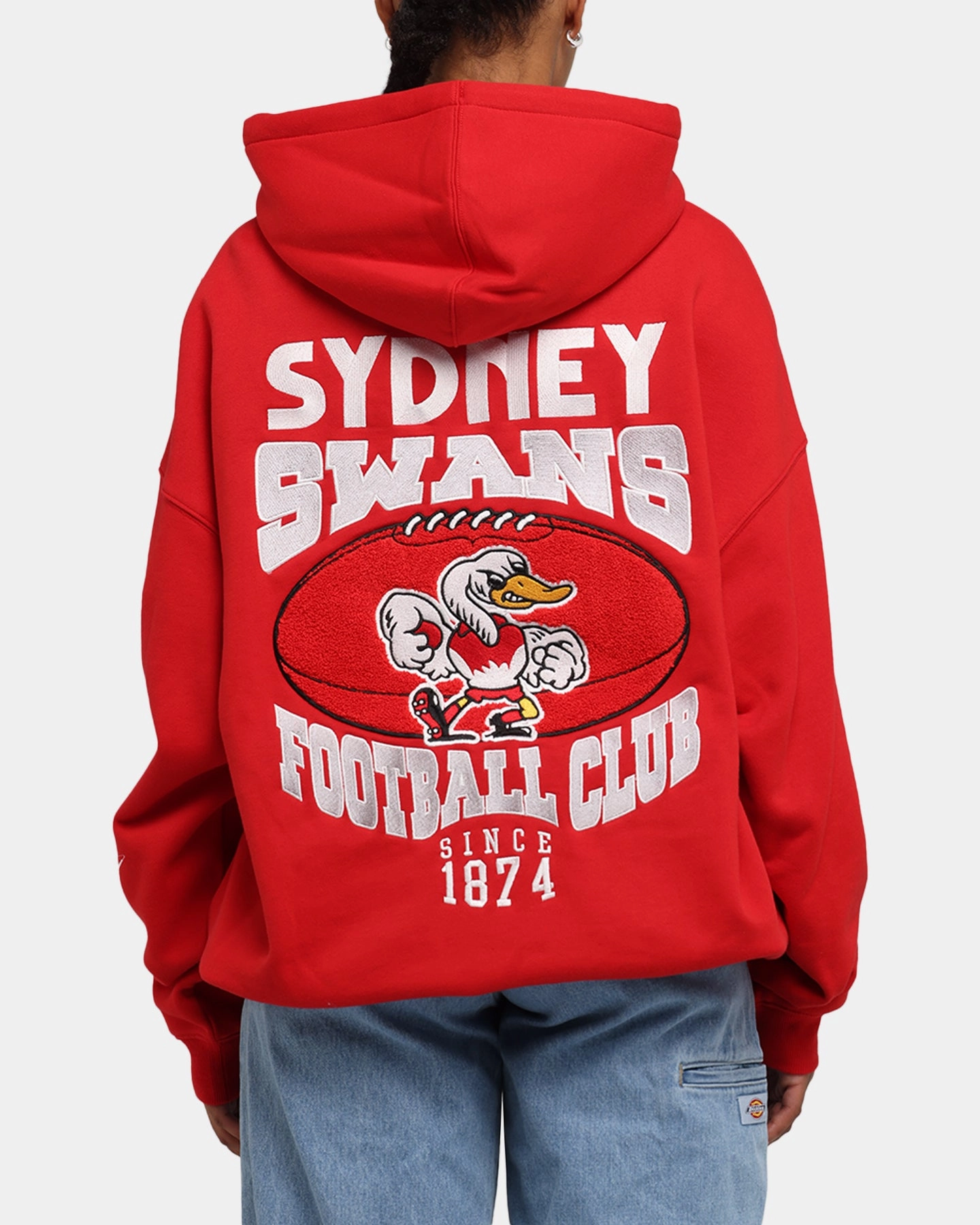 variety Mitchell & Ness Sydney Swans Team Hoodie Red