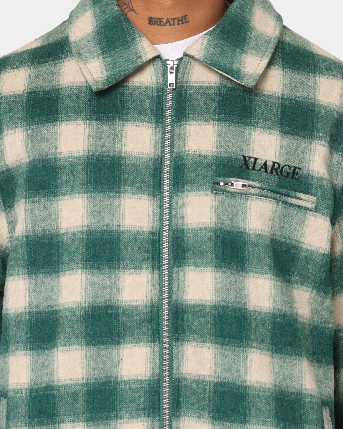 Ventilated Back Panel pattern - mixing X-Large Slash Jacket Green
