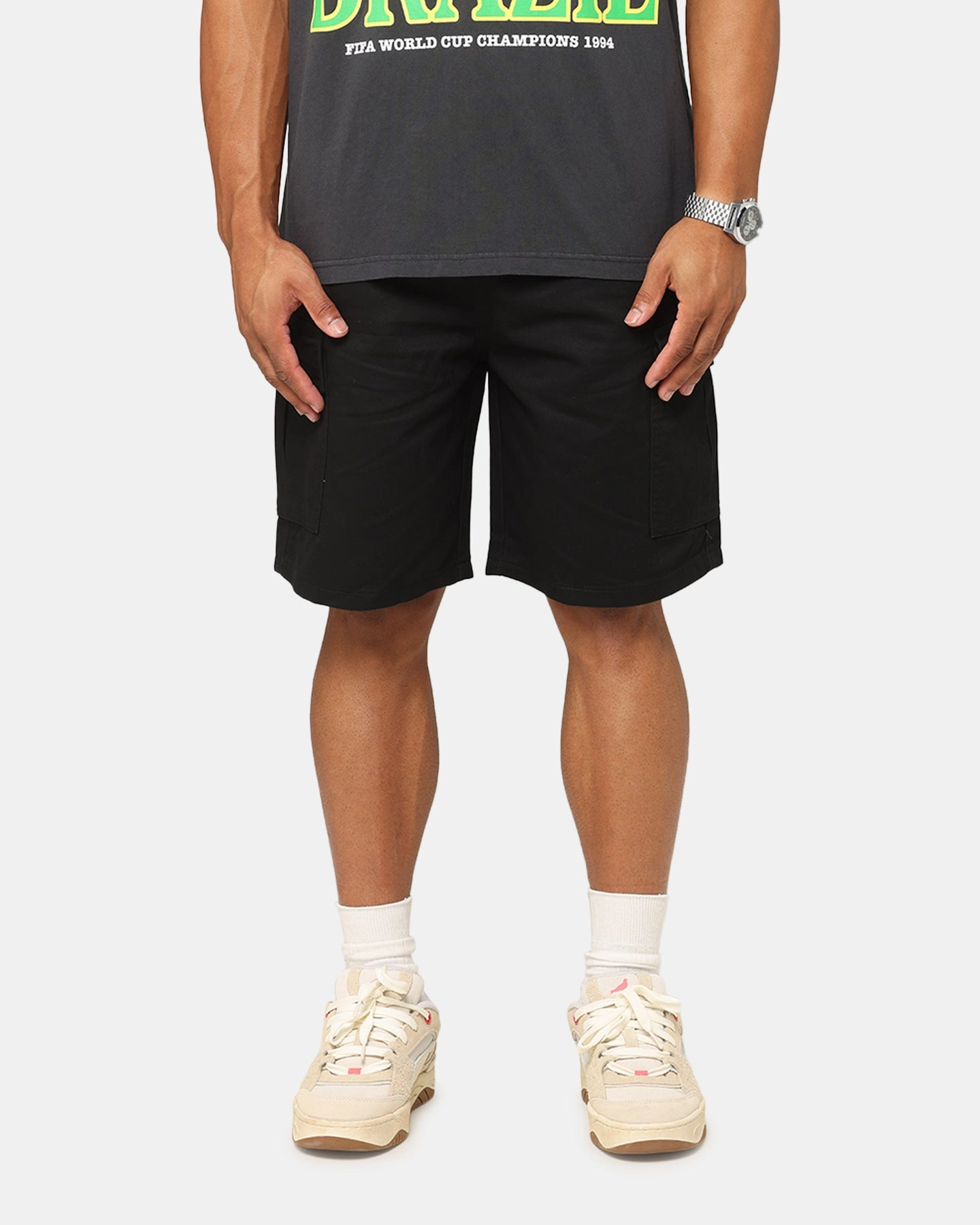 Comfortable clothing X-Large 91 Cargo Shorts Black