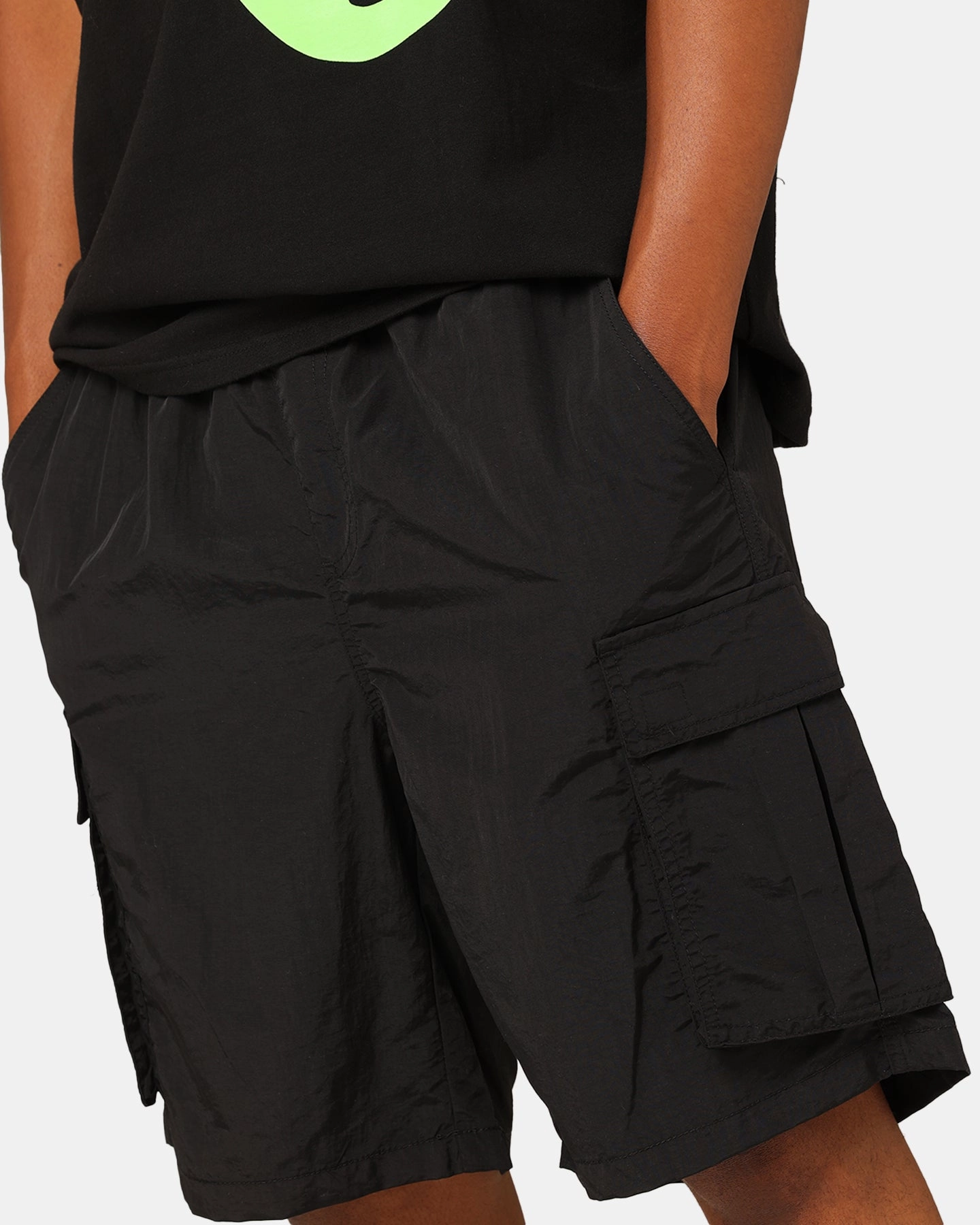 Fun Design X-Large 91 Nylon Cargo Shorts Black