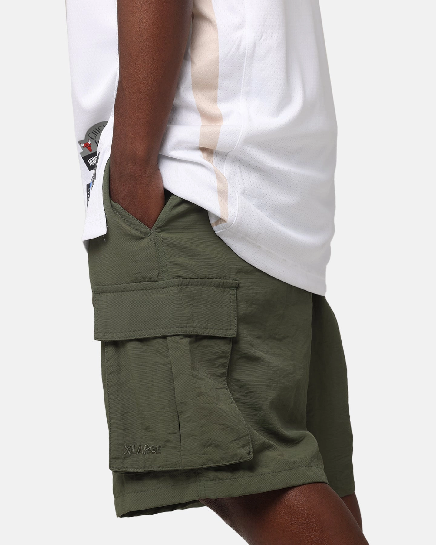 X-Large 91 Nylon Cargo Shorts Military Moisture Wicking Lining