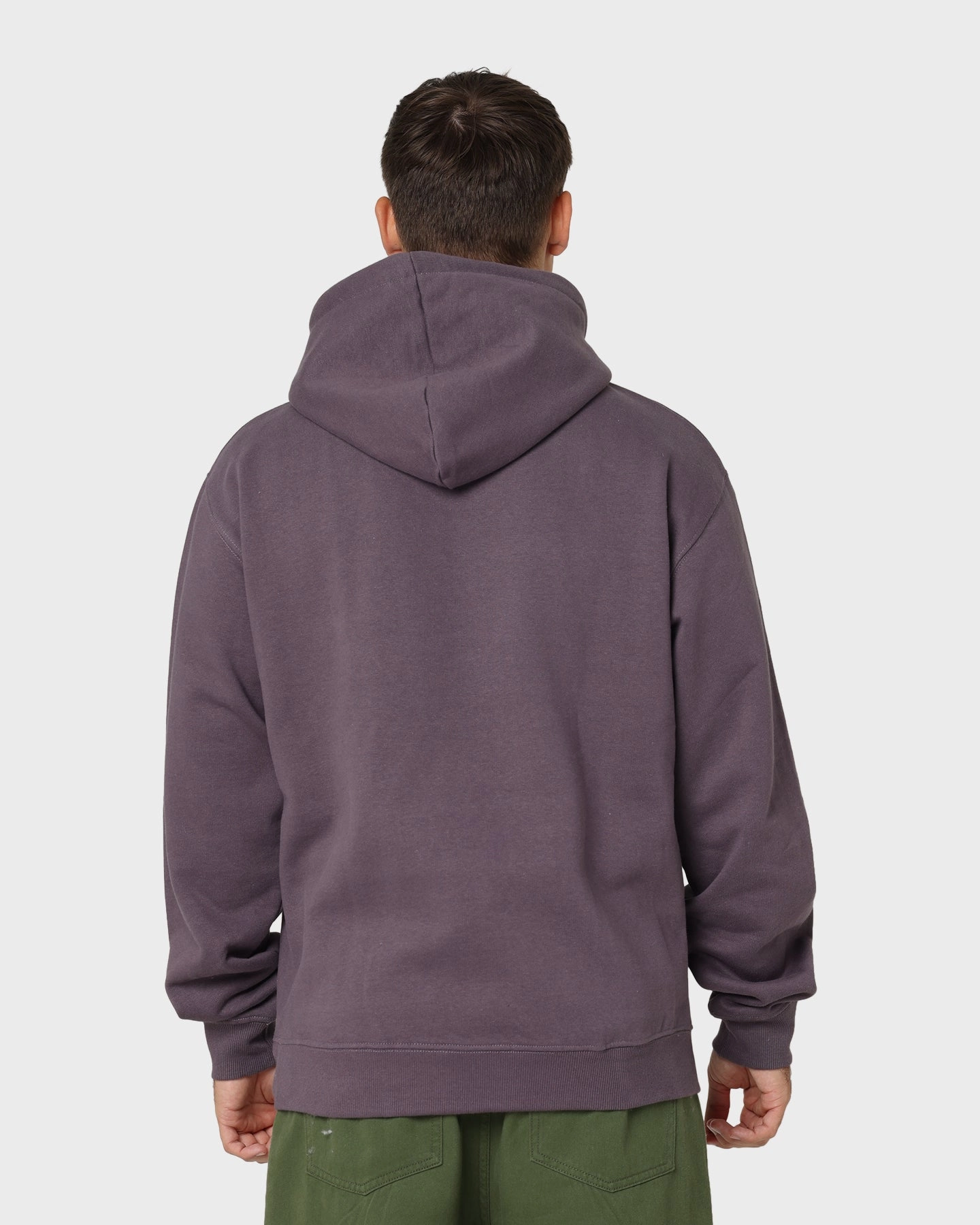 V-Neck X-Large 91 Slanted Logo Hoodie Dark Mauve
