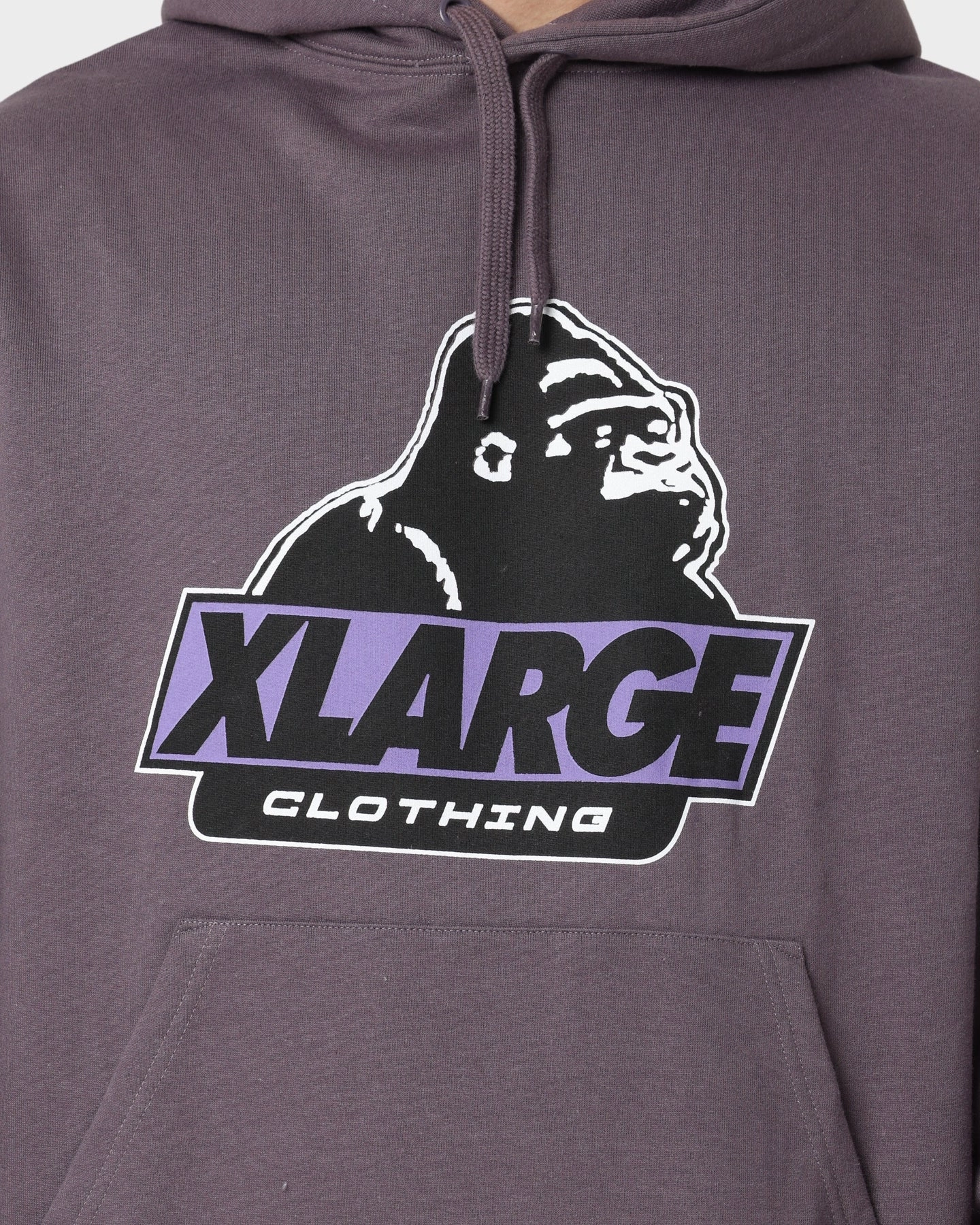 popular in Asia bag X-Large 91 Slanted Logo Hoodie Dark Mauve