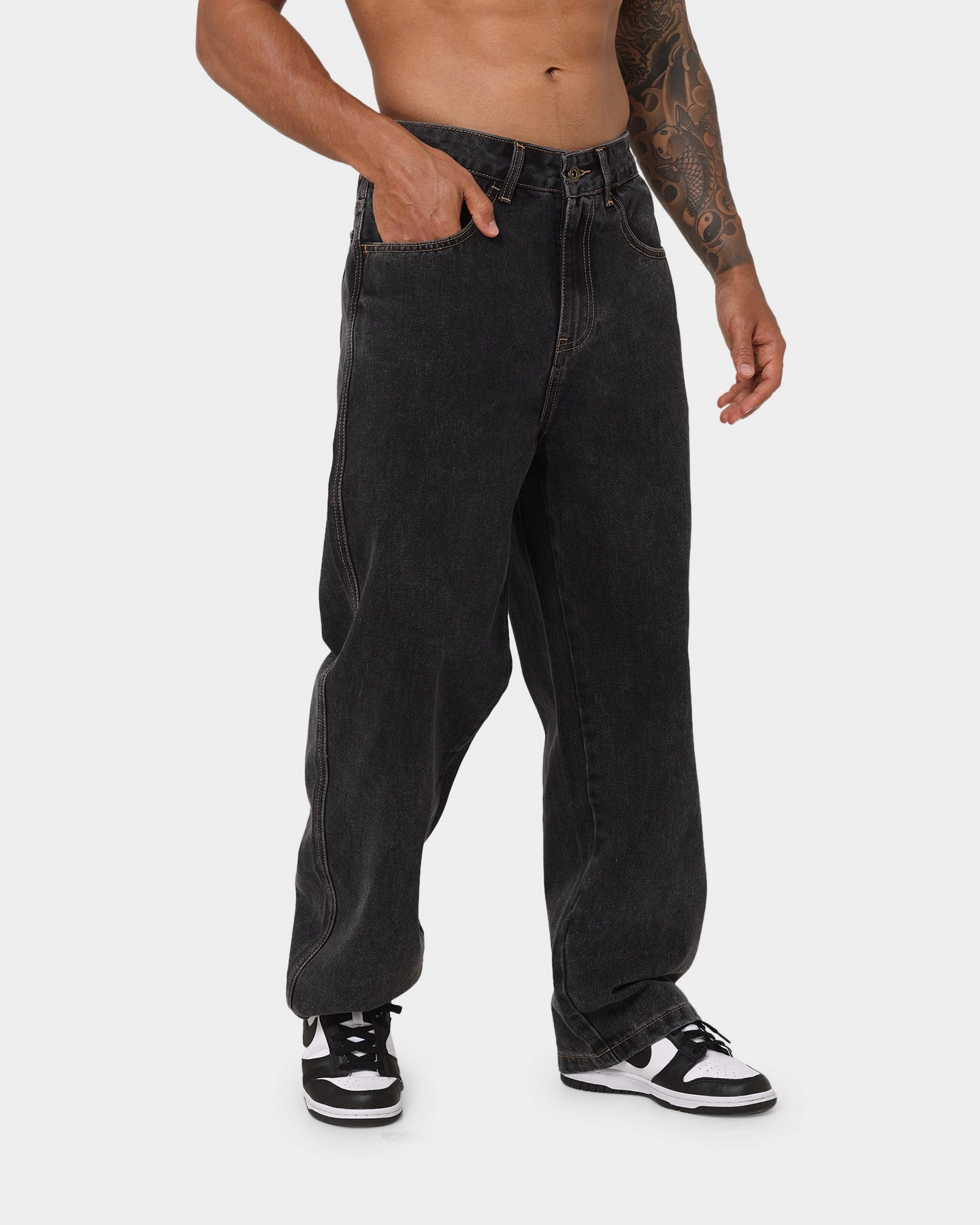 Outdoor Essentials X-Large Bull Denim 91 Pants Washed Black