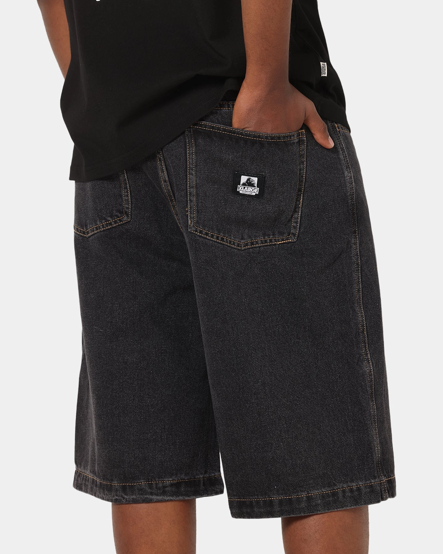 X-Large Bull Denim 91 Shorts Washed Black All Time Use