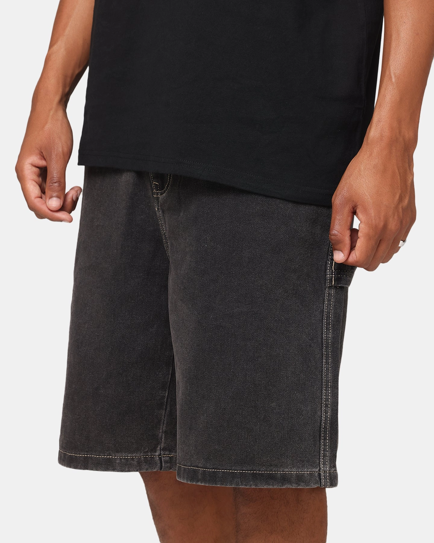 X-Large Denim Work Shorts Pepper custom-made Hypoallergenic Lining