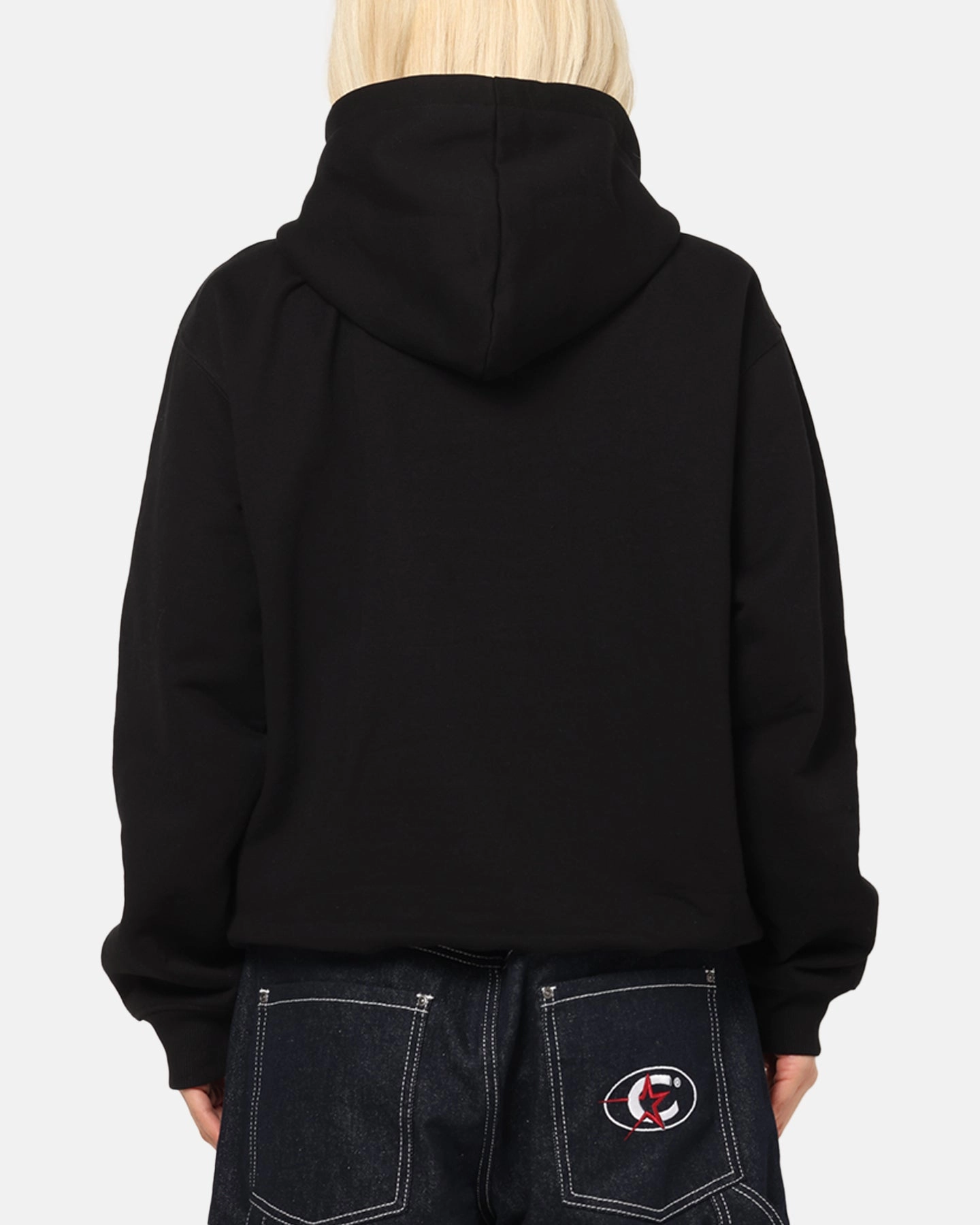X-Large Frog Hoodie Pigment Black youth choice
