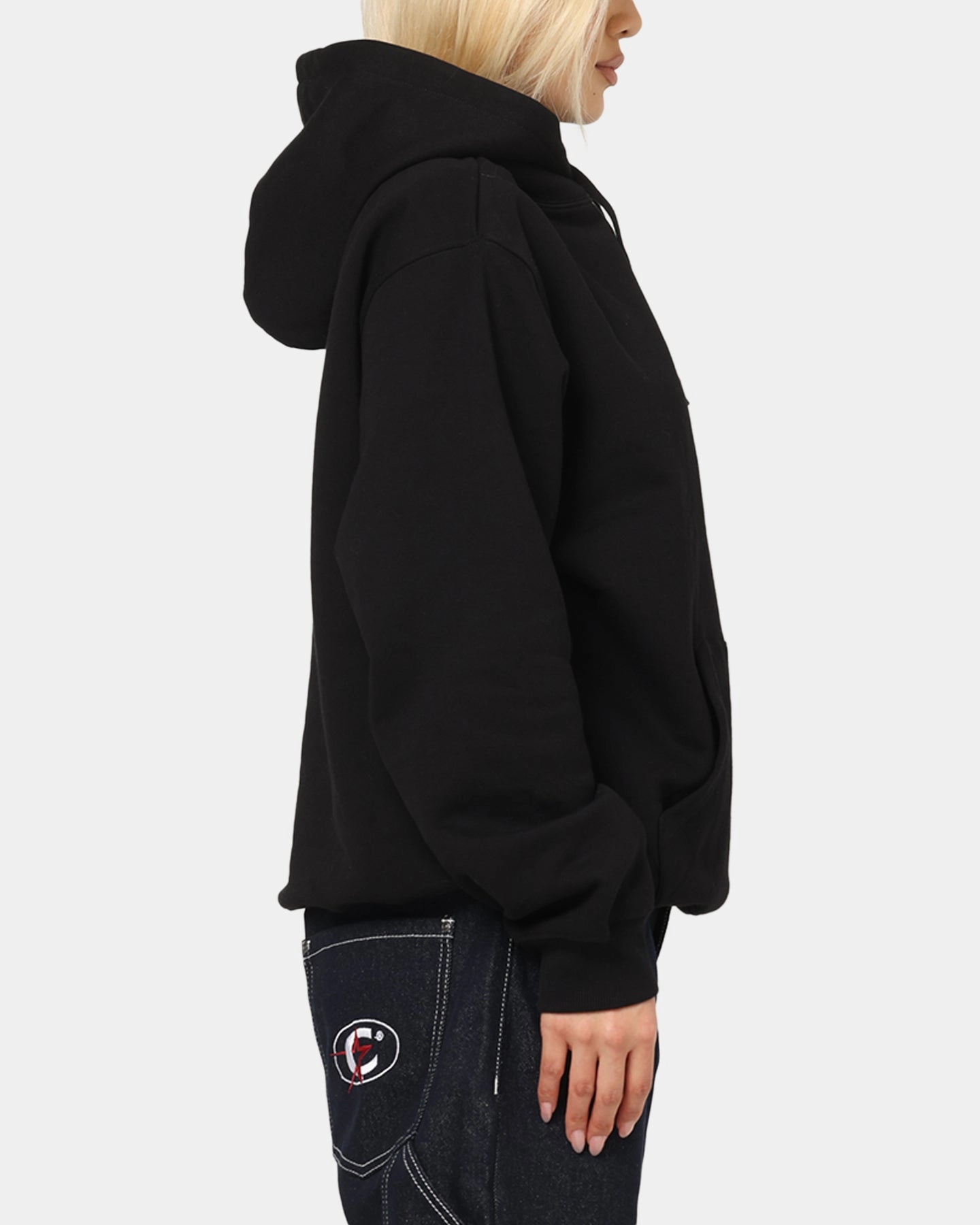 Beach Wear X-Large Frog Hoodie Pigment Black