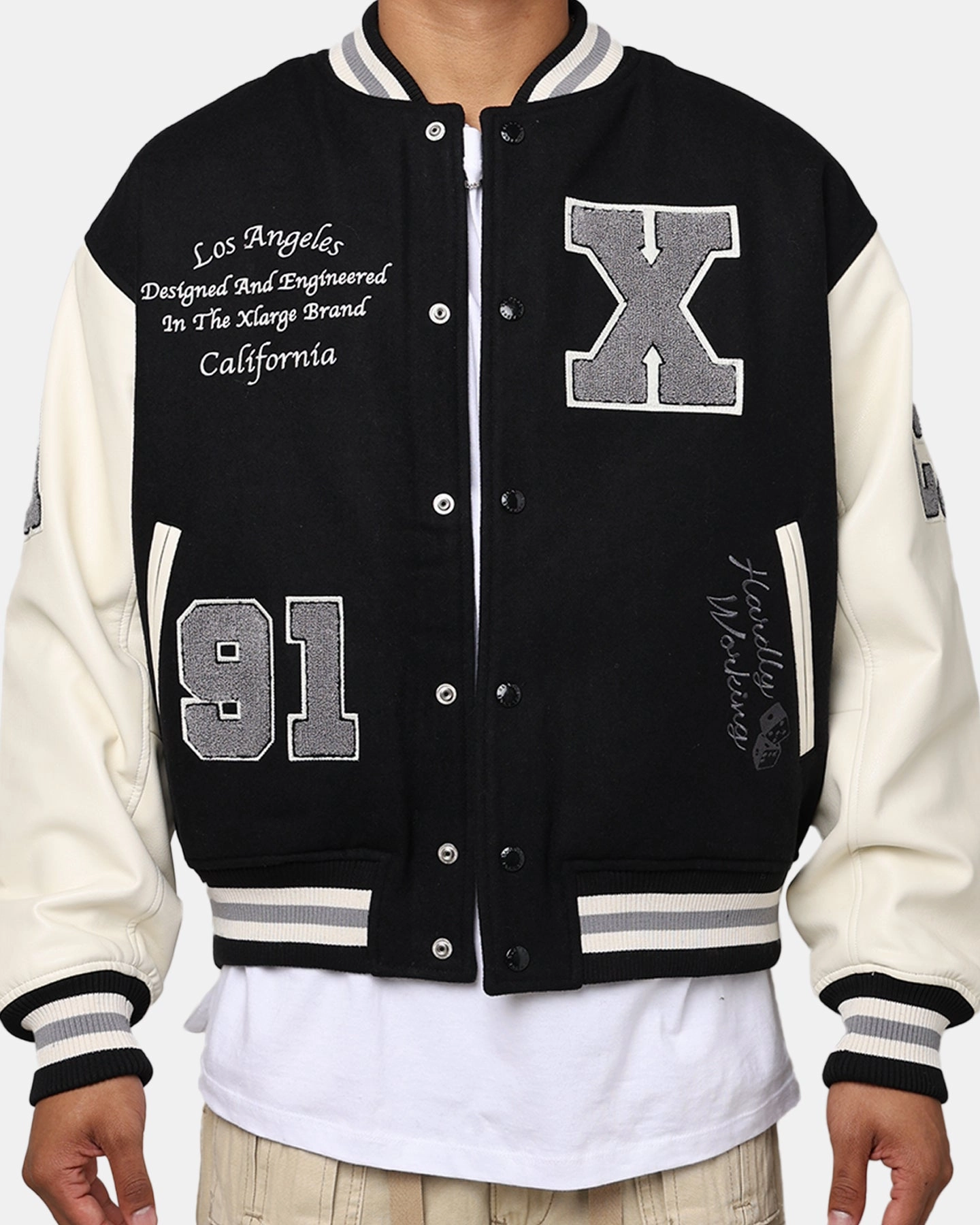 Athletic Wear X-Large OG Logo Varsity Jacket Black
