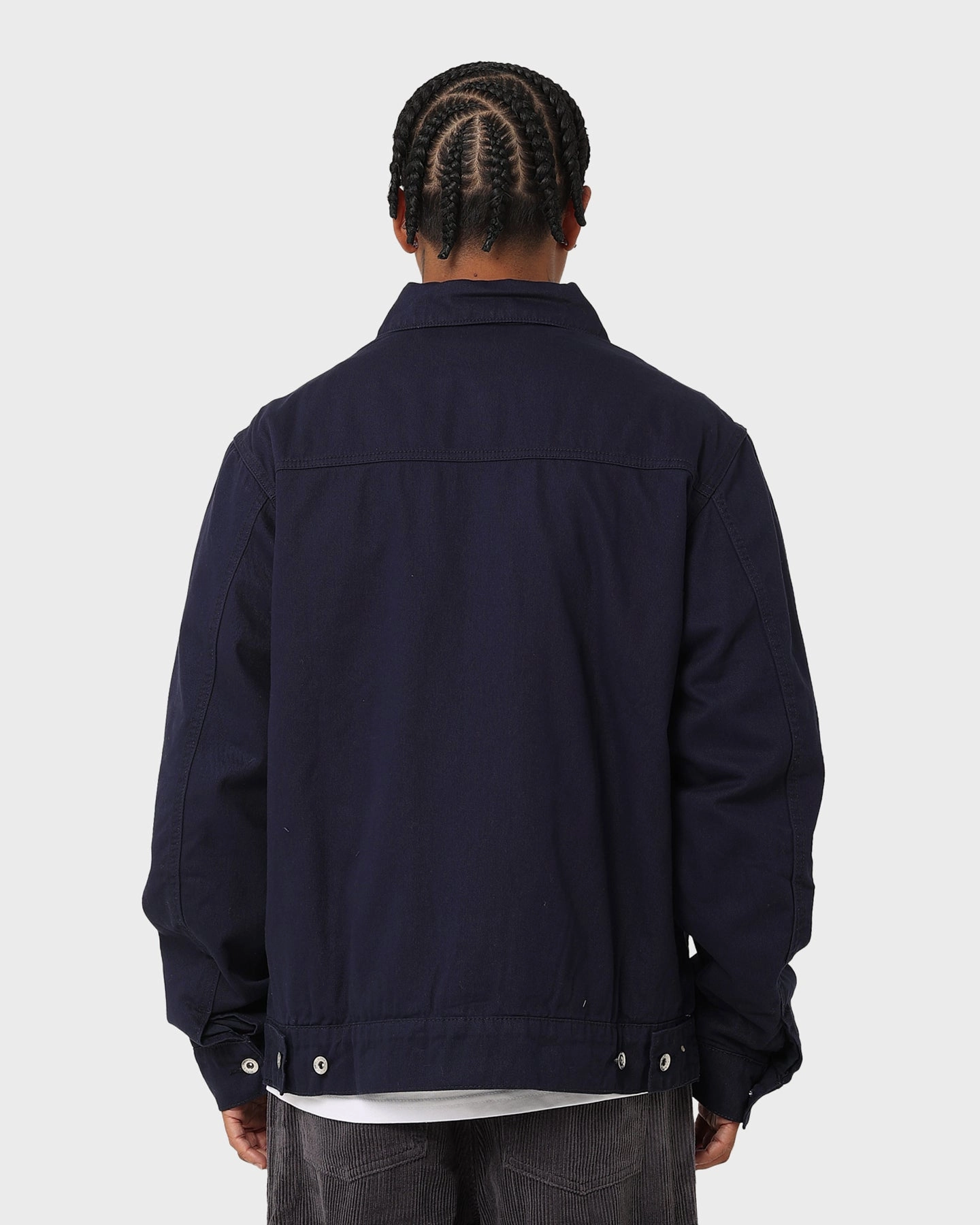 X-Large Patch Work Jacket Navy Manufacture