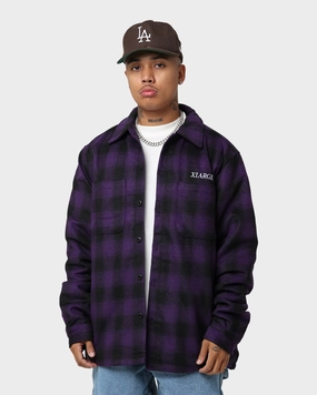X-Large Rip Jacket Black/Purple Visa