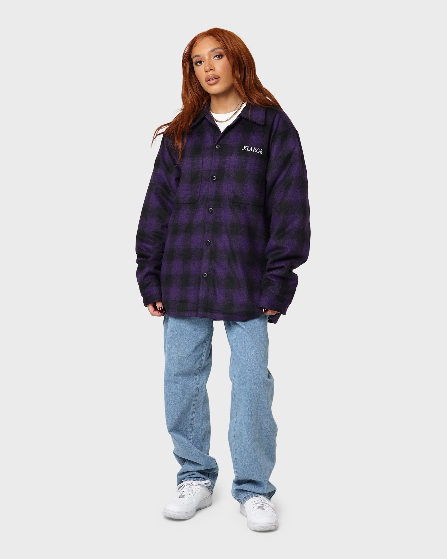 X-Large Rip Jacket Black/Purple System Daily Utility