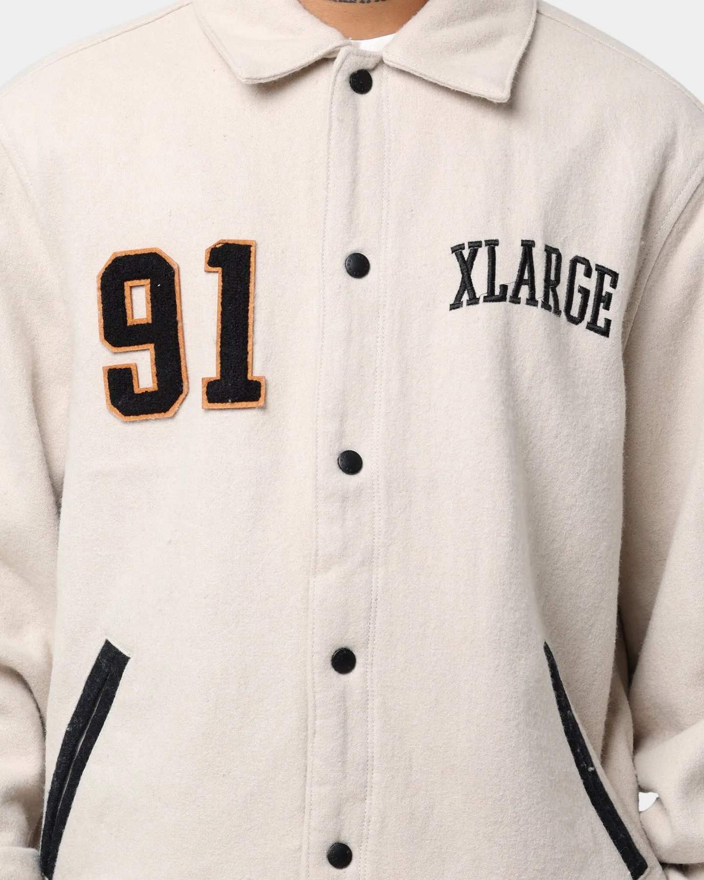 XLARGE Varsity Club Jacket Grey casual outing Cold Weather Wear