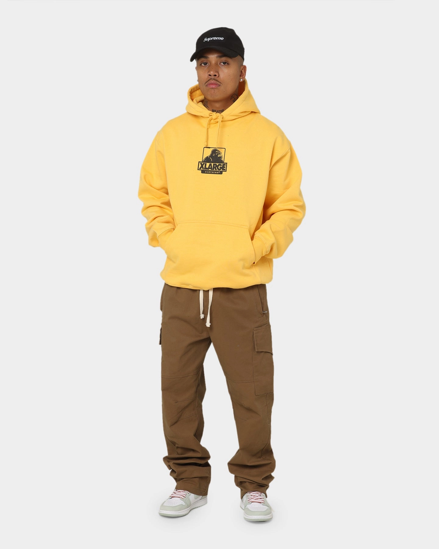 high - street buy Lightweight Packable Build XLARGE 91 Hoodie Yellow/Black
