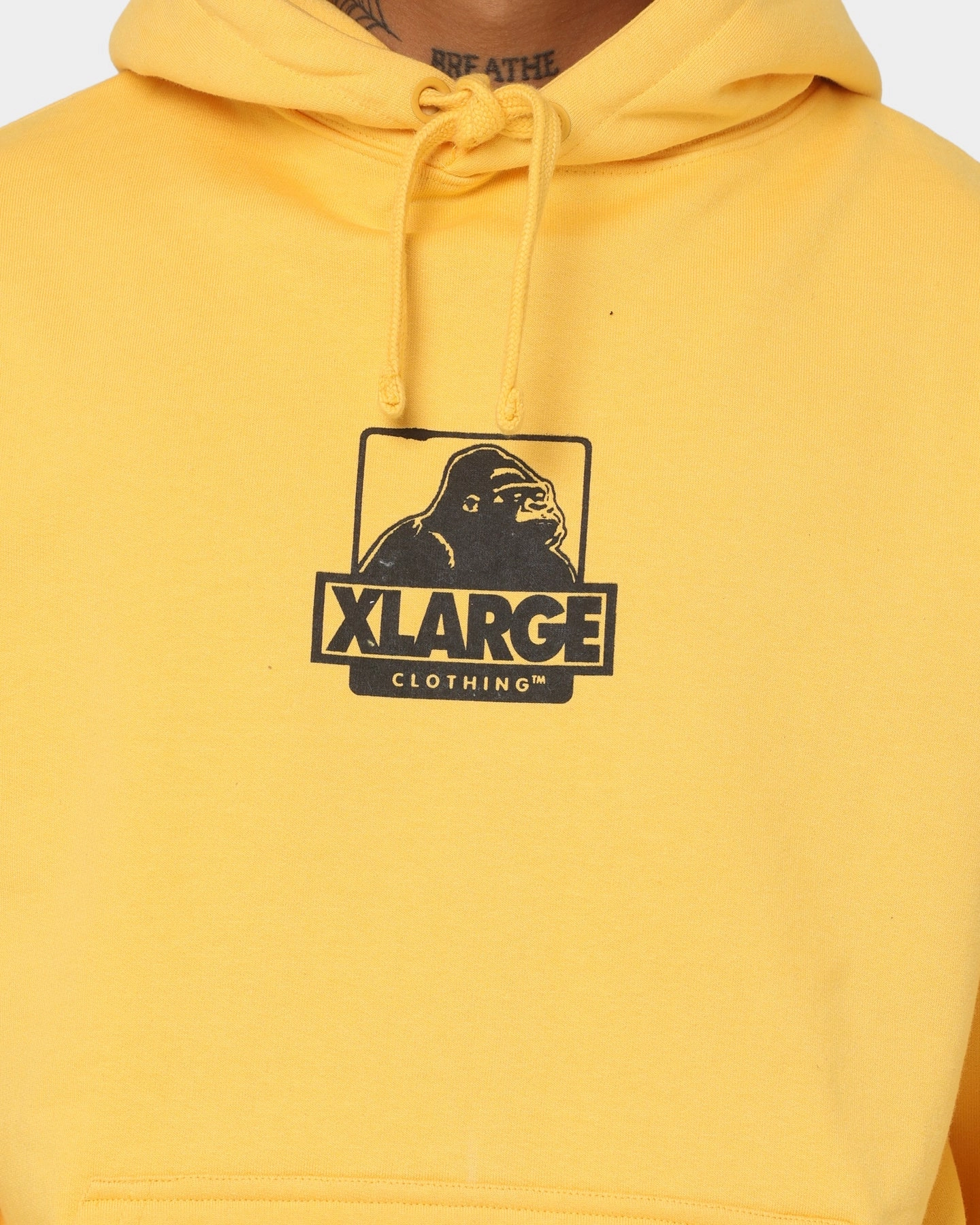 XLARGE 91 Hoodie Yellow/Black Kinetic Back Ventilation mid-length