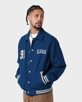 XLARGE Varsity Club Jacket Navy Weatherproof Coating