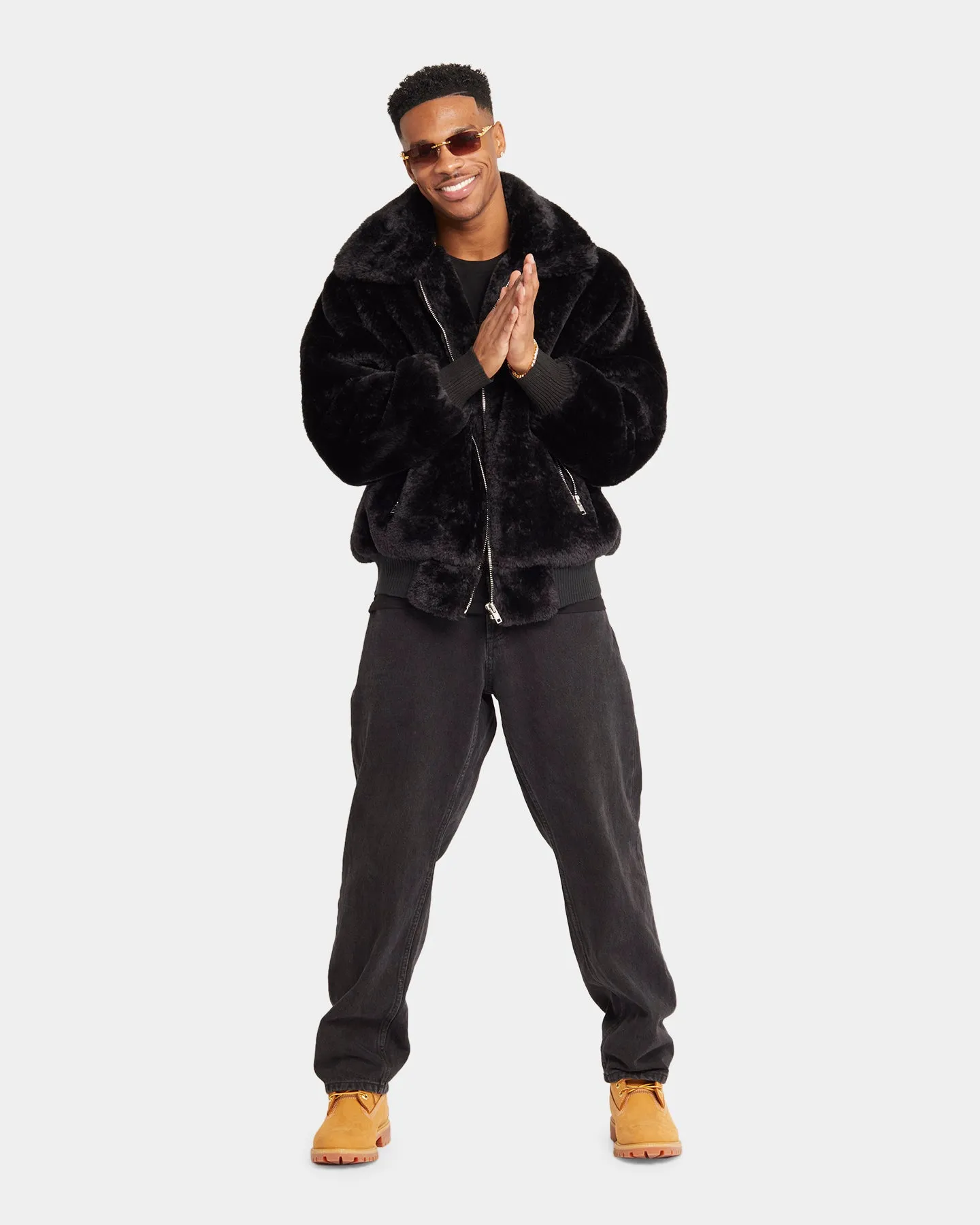 XXIII Baller Fur Jacket Black Breathable Comfort UV-protection