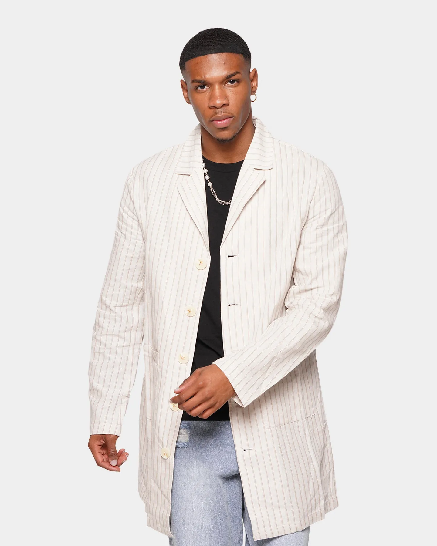 Non Chafing Edges XXIII Corbenic Linen Overcoat Beige