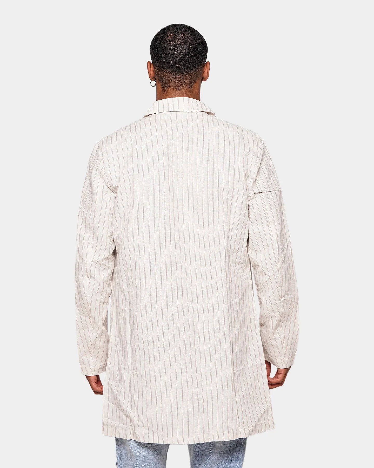 Warning XXIII Corbenic Linen Overcoat Beige