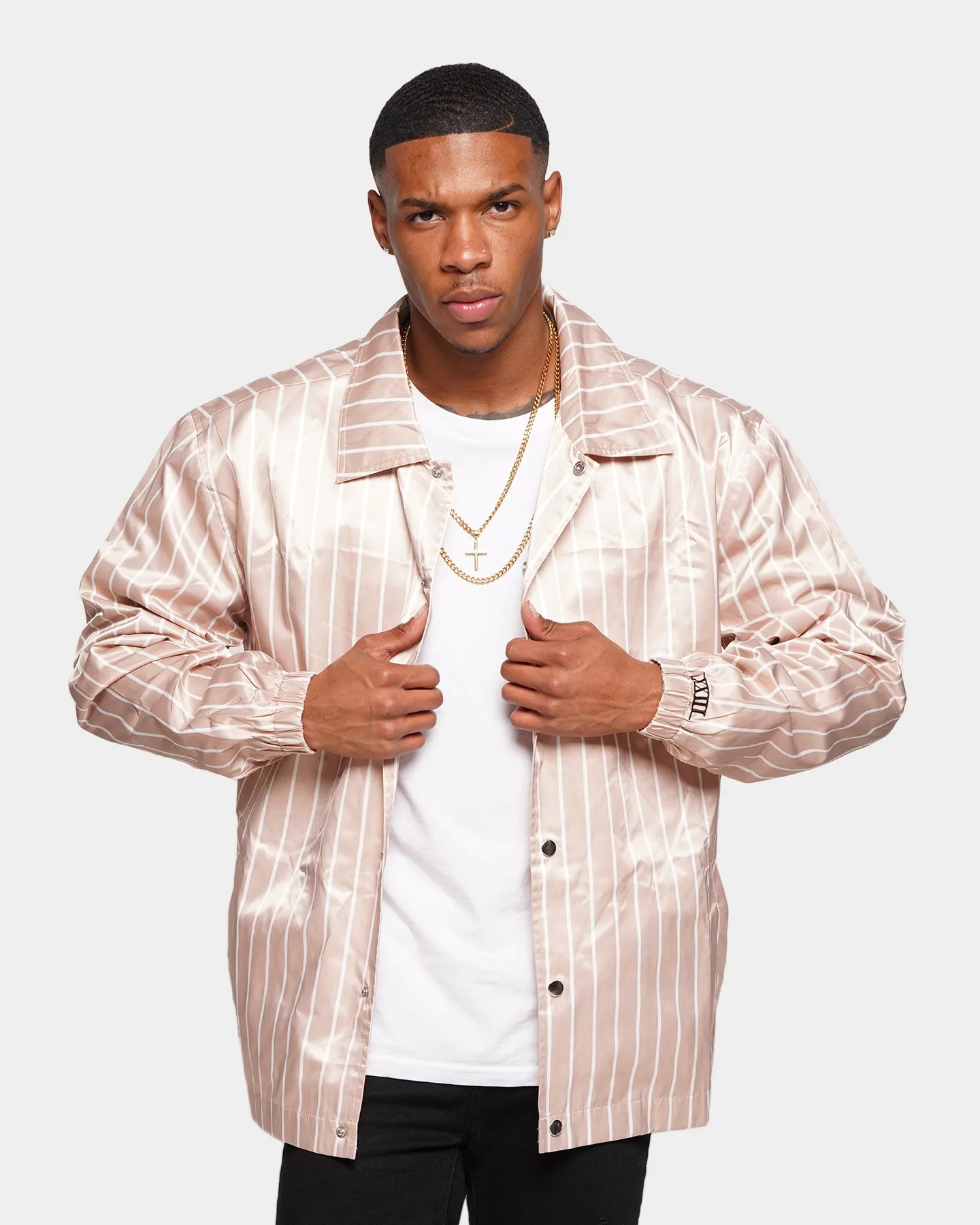 WrinkleResistant XXIII Limerick Coach Jacket Beige