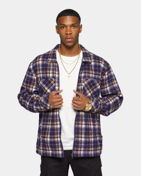 XXIII Soren Plaid Bomber Jacket Blue City Ready