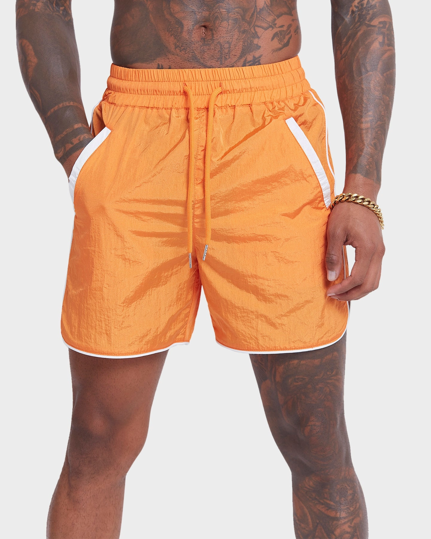 Chill Look Ultimate Ventilation Channels XXIII Aada Satin Shorts Copper