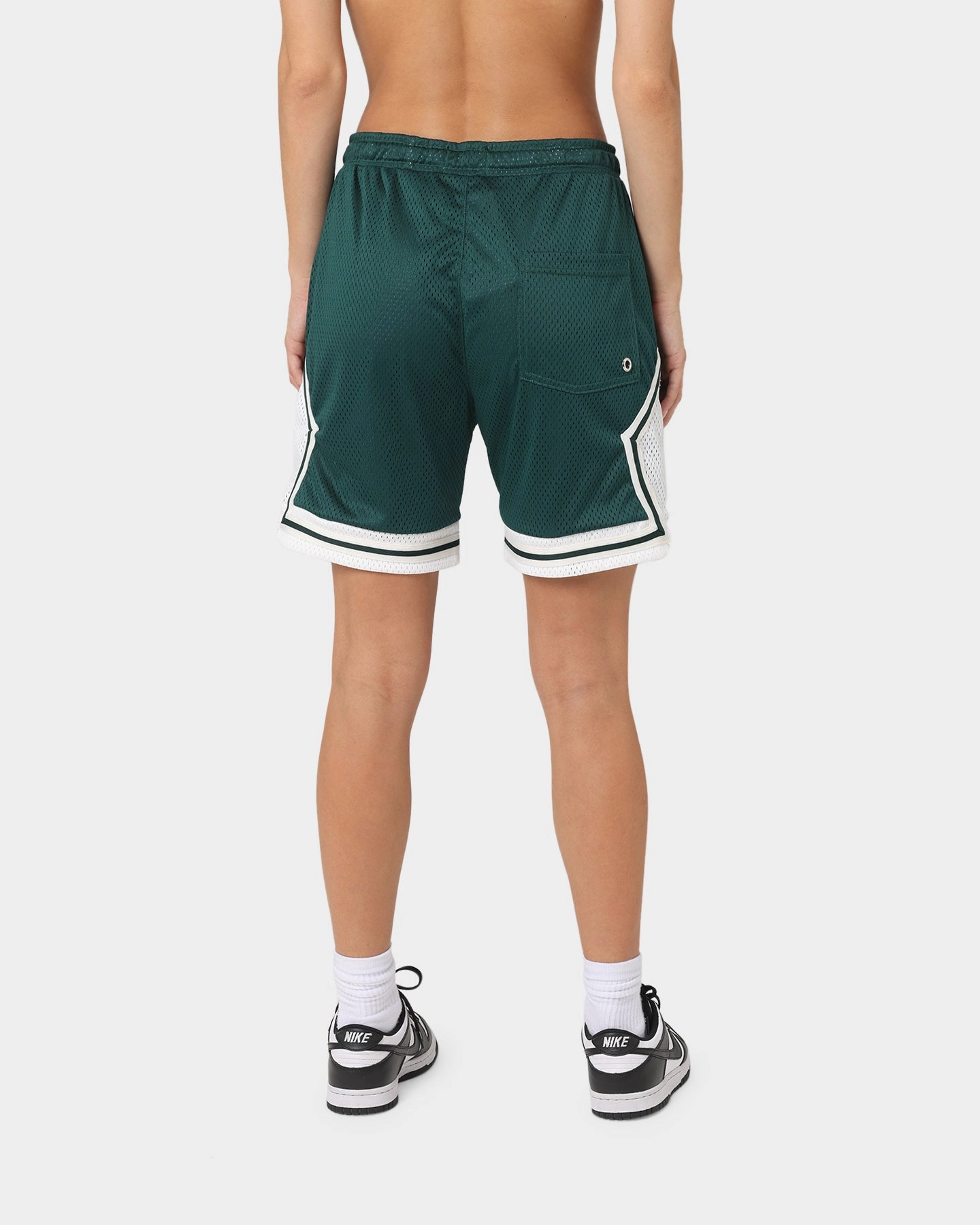 mid-rise embroidery work XXIII Auden Basketball Shorts Forest