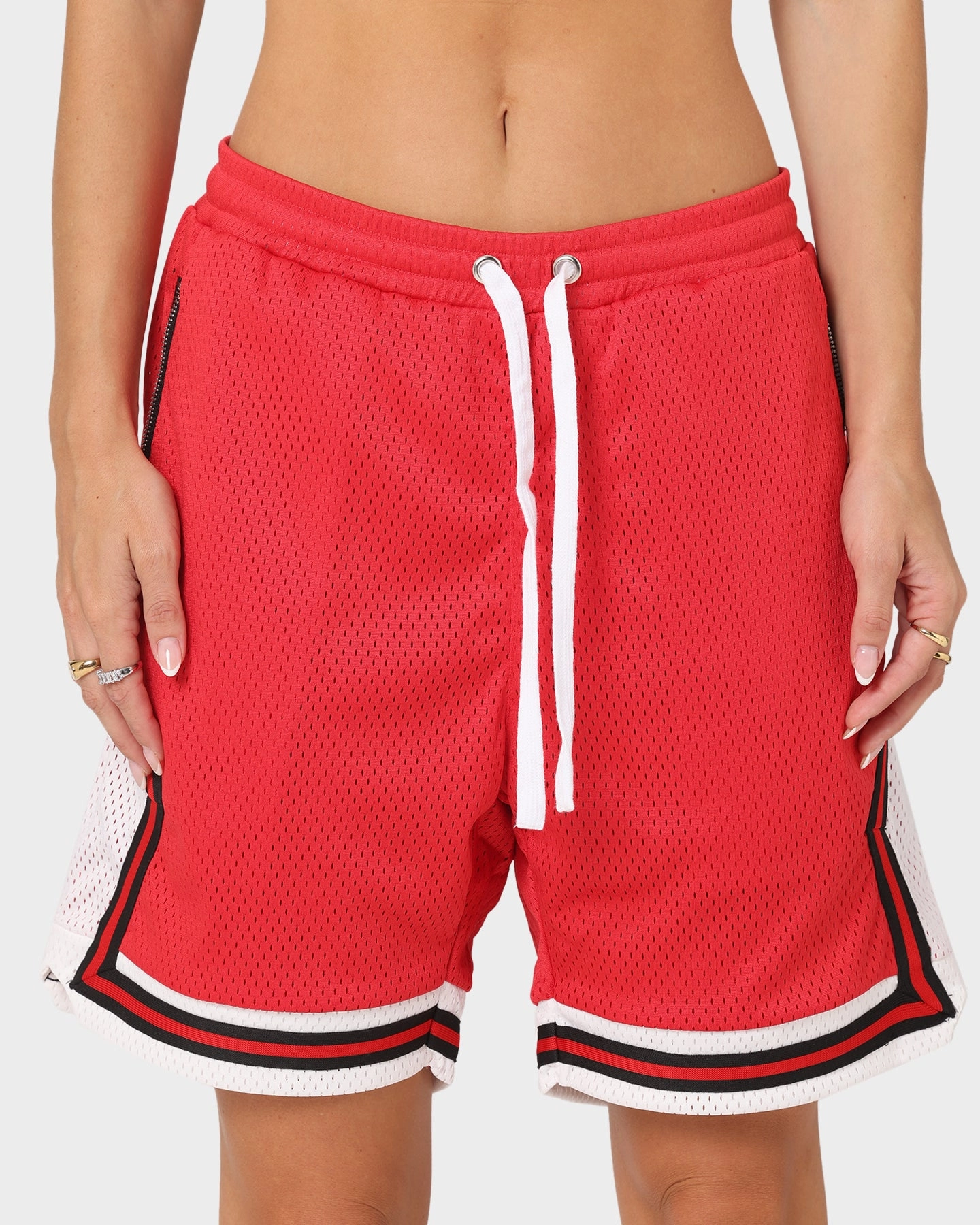 Artisanal Sun Protection XXIII Auden Basketball Shorts Red