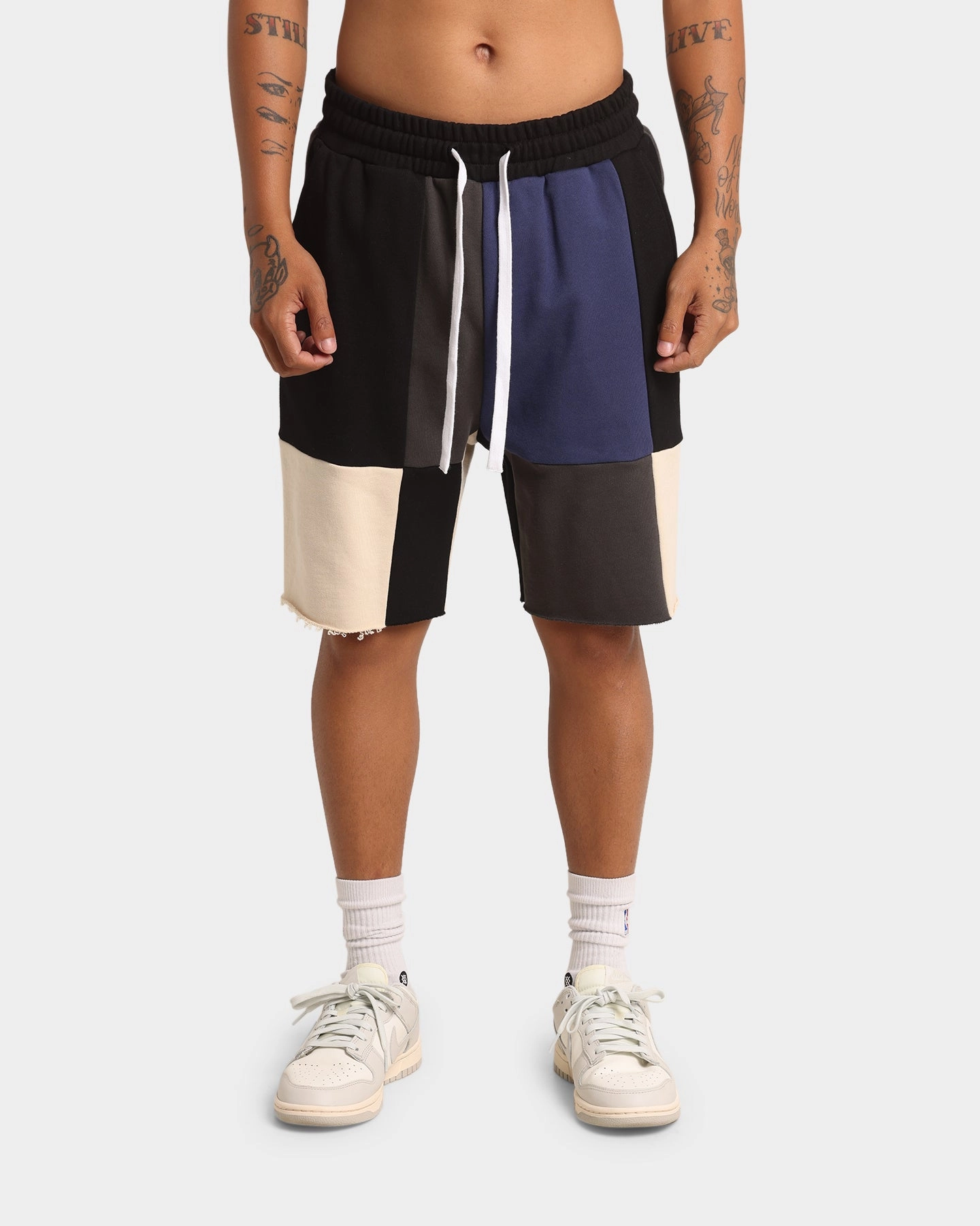 StretchWaistband XXIII Avani Patchwork Shorts Multi