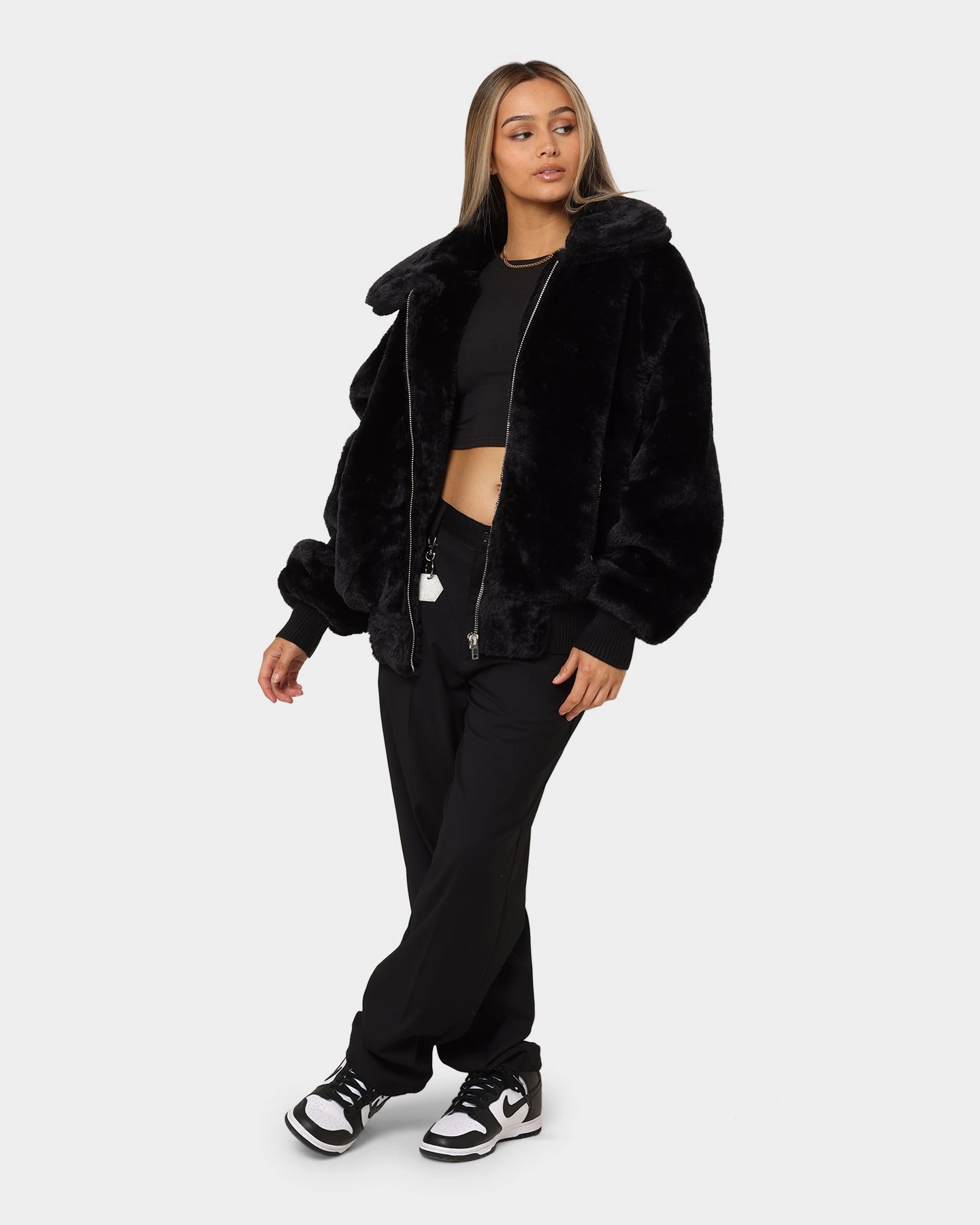 professionals Functional XXIII Baller Fur Jacket Black