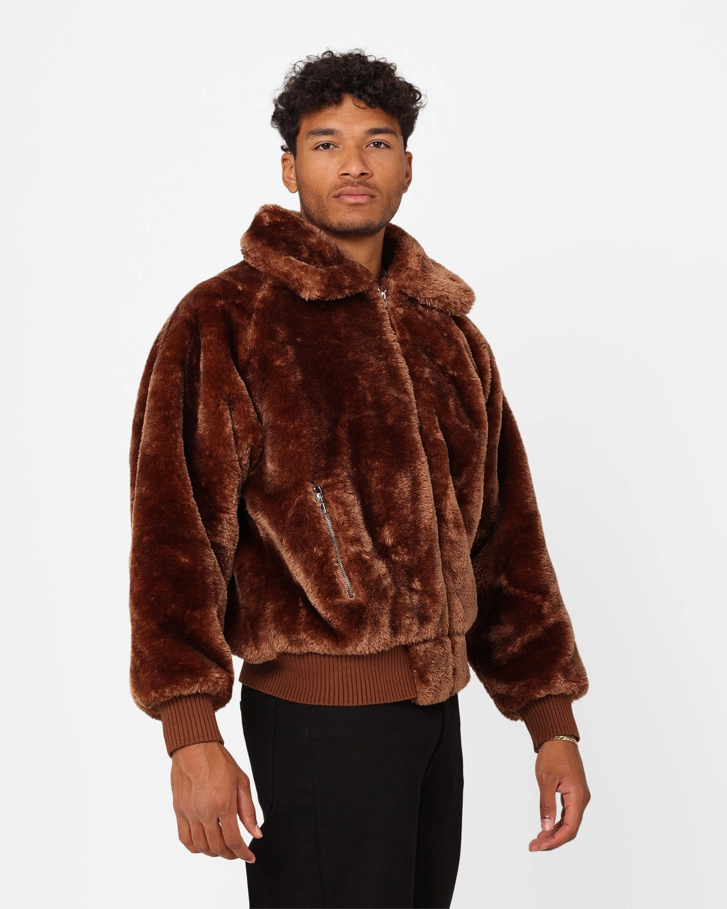 XXIII Baller Fur Jacket Brown Symbol