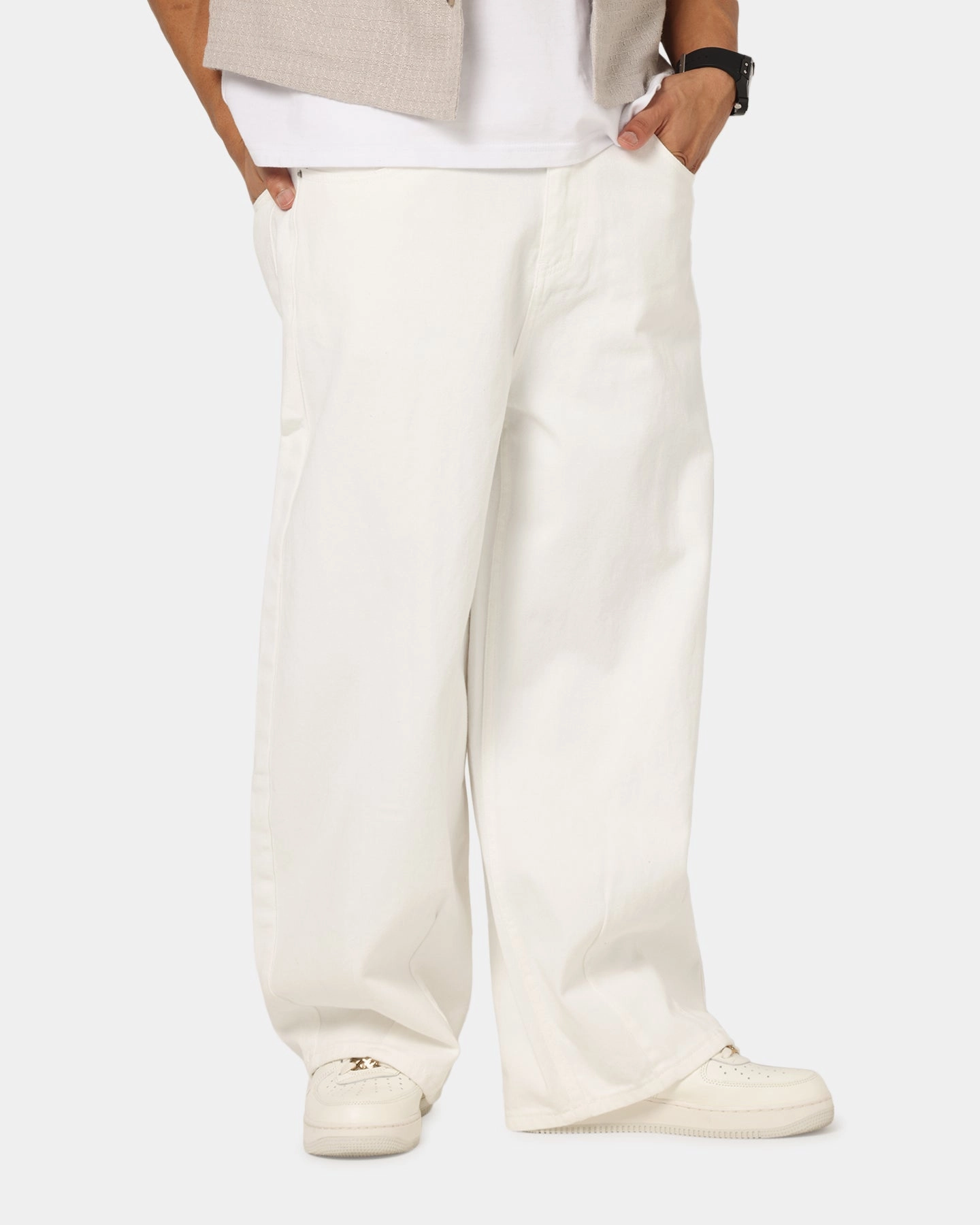 Built-in shorts XXIII Balloon Jeans Off White