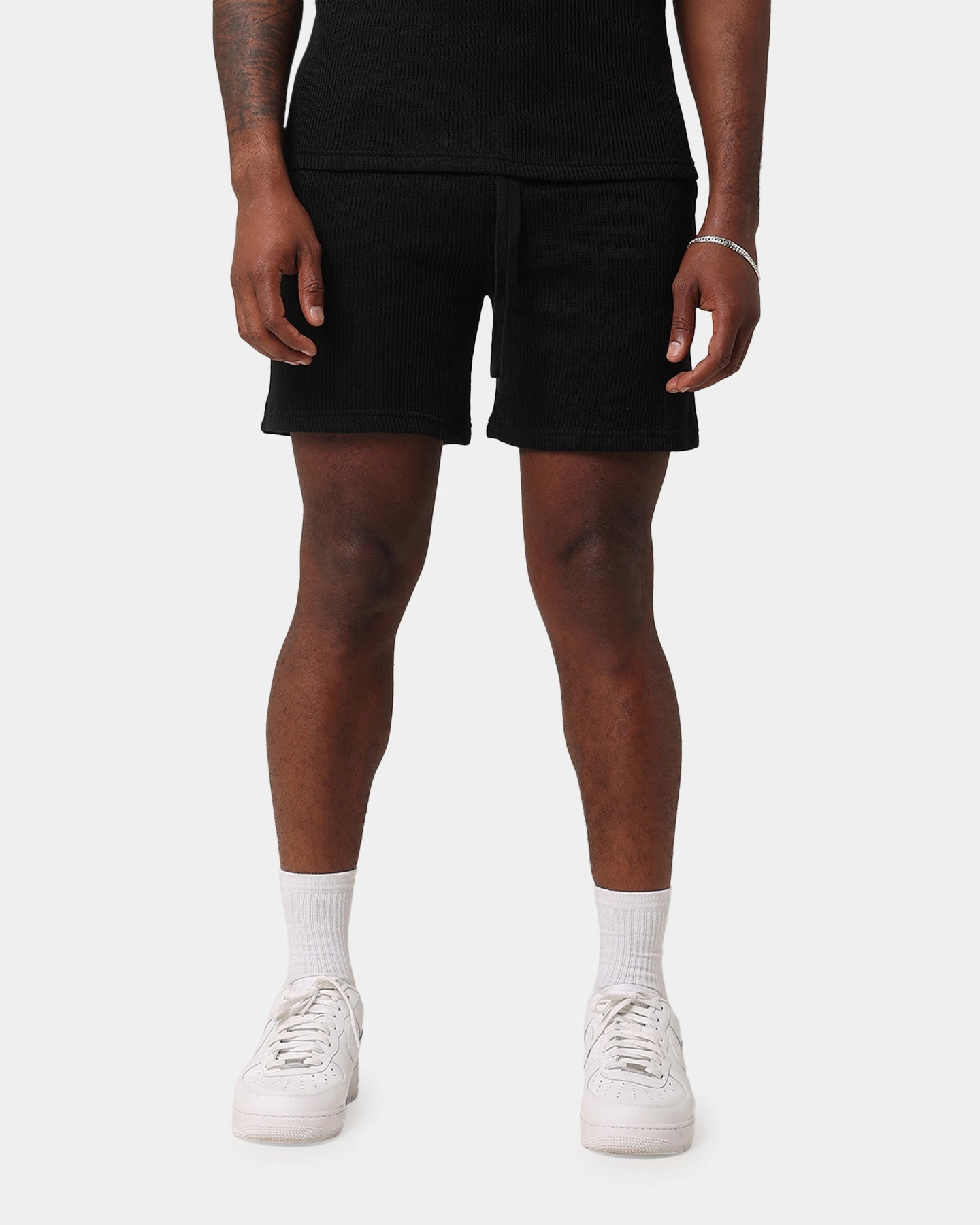 Comfort waistband odor - absorbing XXIII Broad Knit Shorts Black