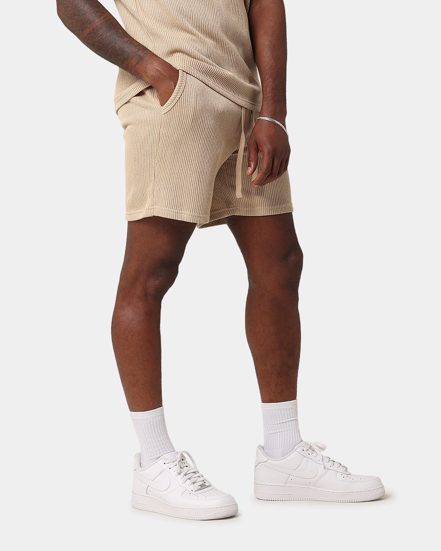 XXIII Broad Knit Shorts Tan Stretchable Material surfing gear