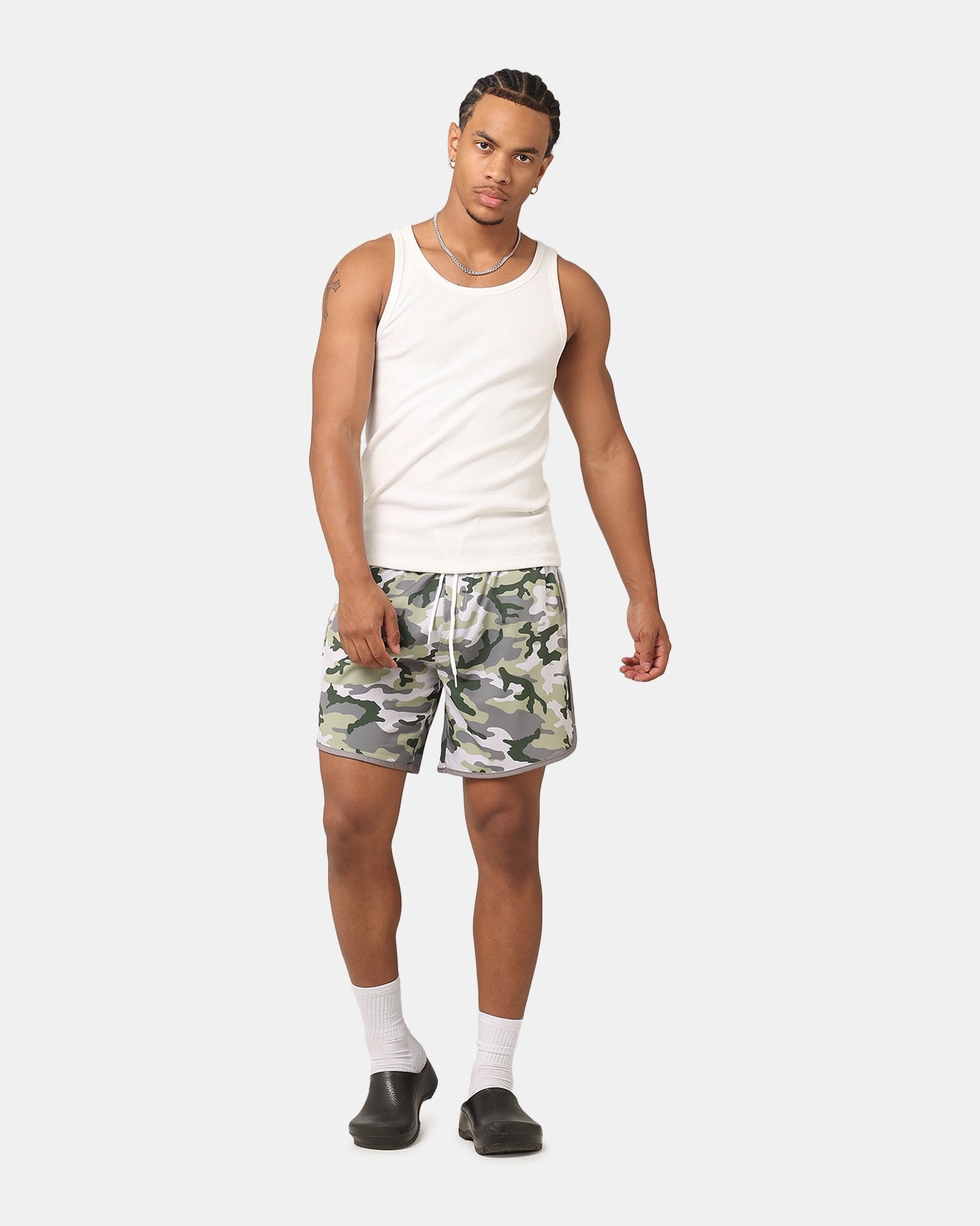 XXIII Camo Swim Shorts Neon Camo tall size Mood Wear