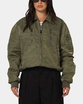 Daily Utility cultural festival XXIII Collared Bomber Jacket Khaki