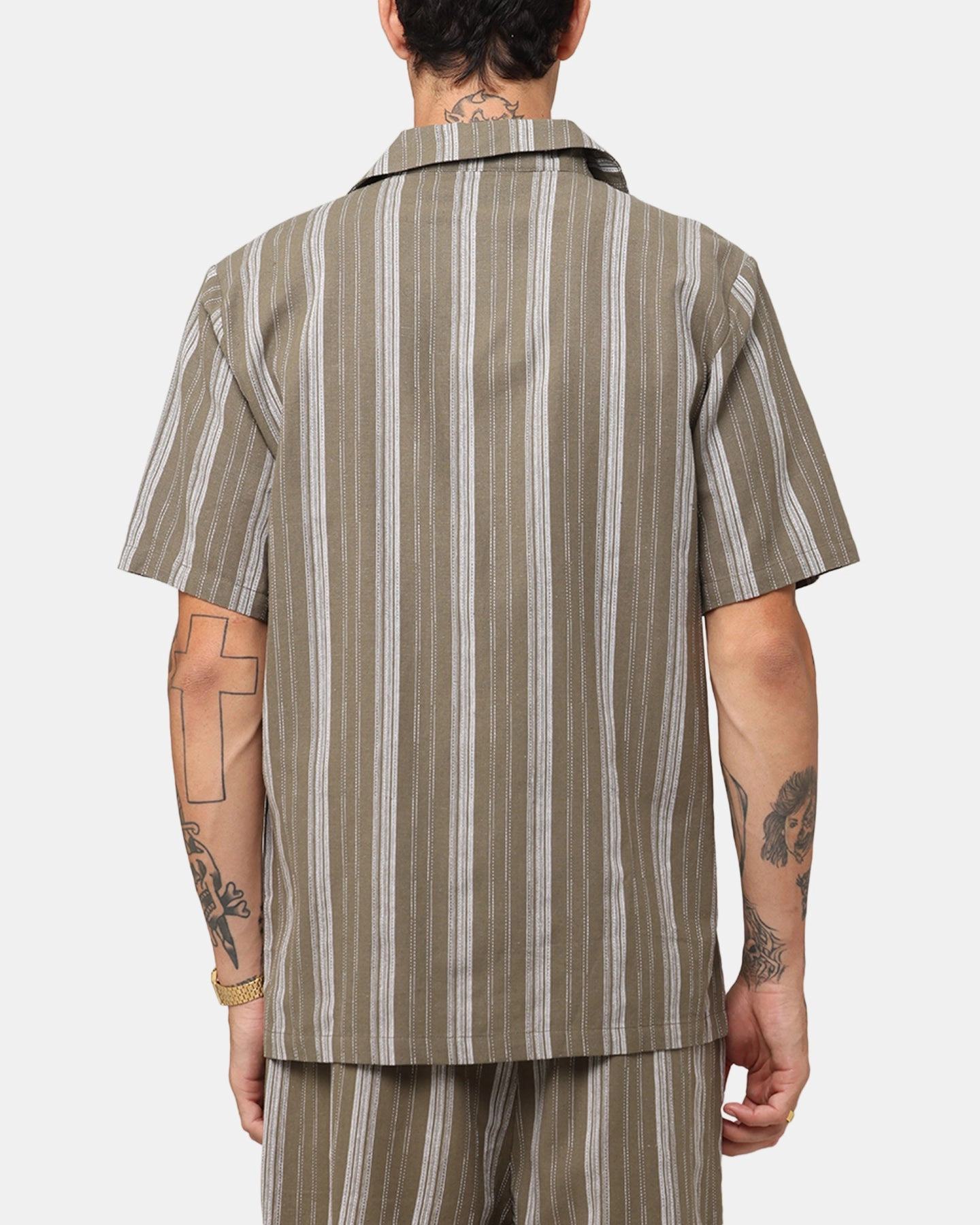 Snag Free Surface XXIII Condesa Linen Button Up Shirt Olive