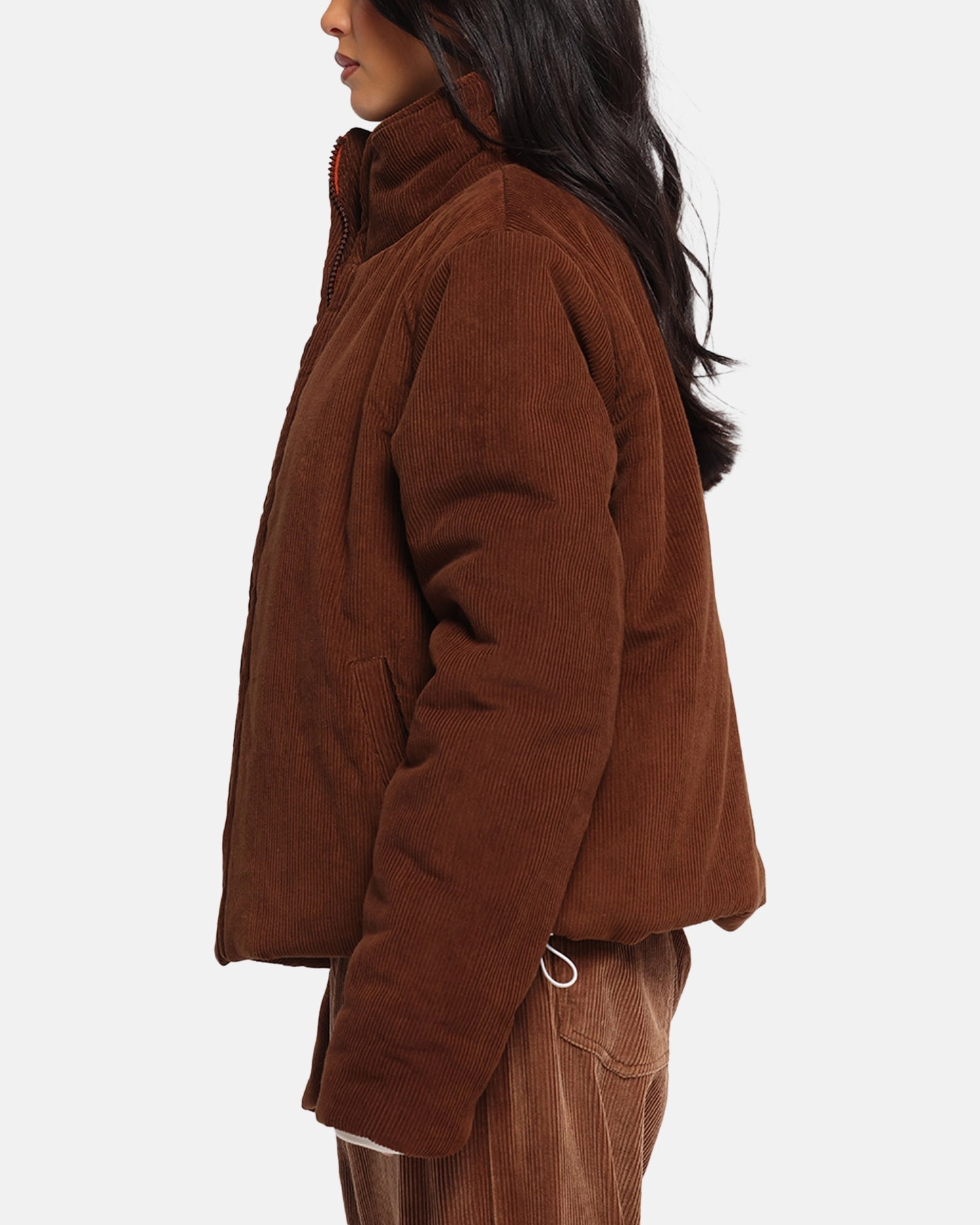 Defend SnapFasteners XXIII Corduroy Flight Jacket Brown