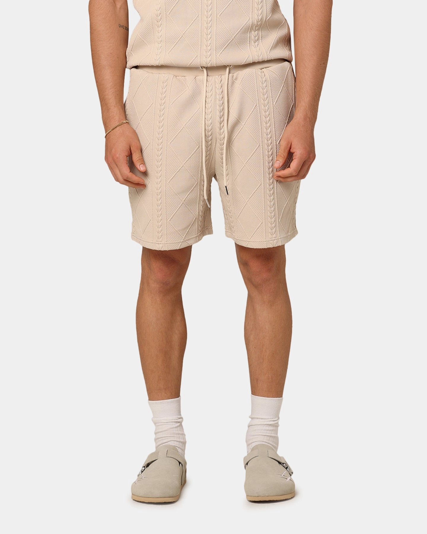 Summer Vibes XXIII Danny Knit Shorts Beige