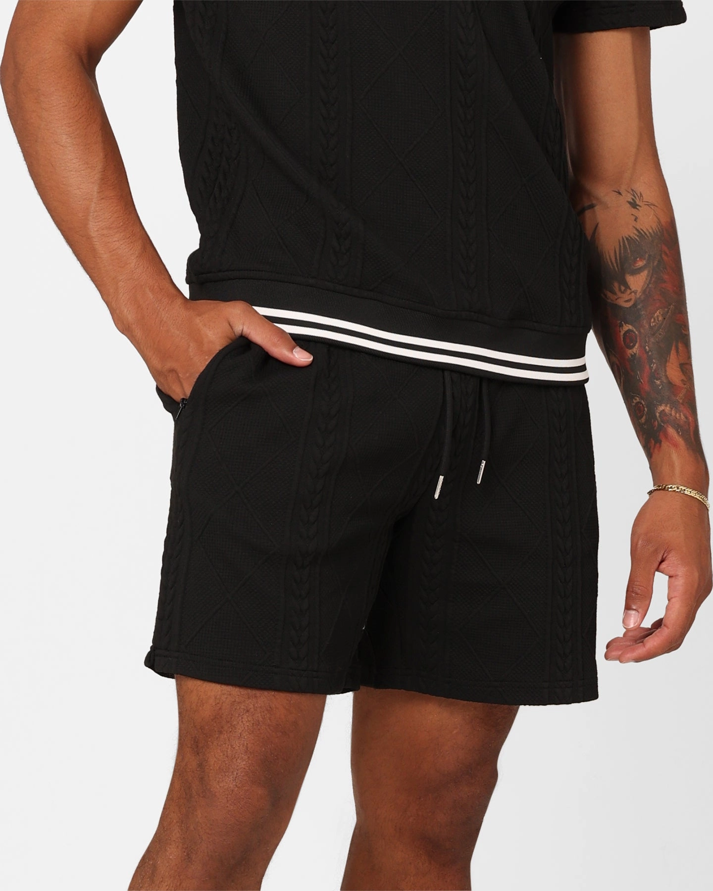XXIII Danny Knit Shorts Black Outdoor Activity skiing outfit