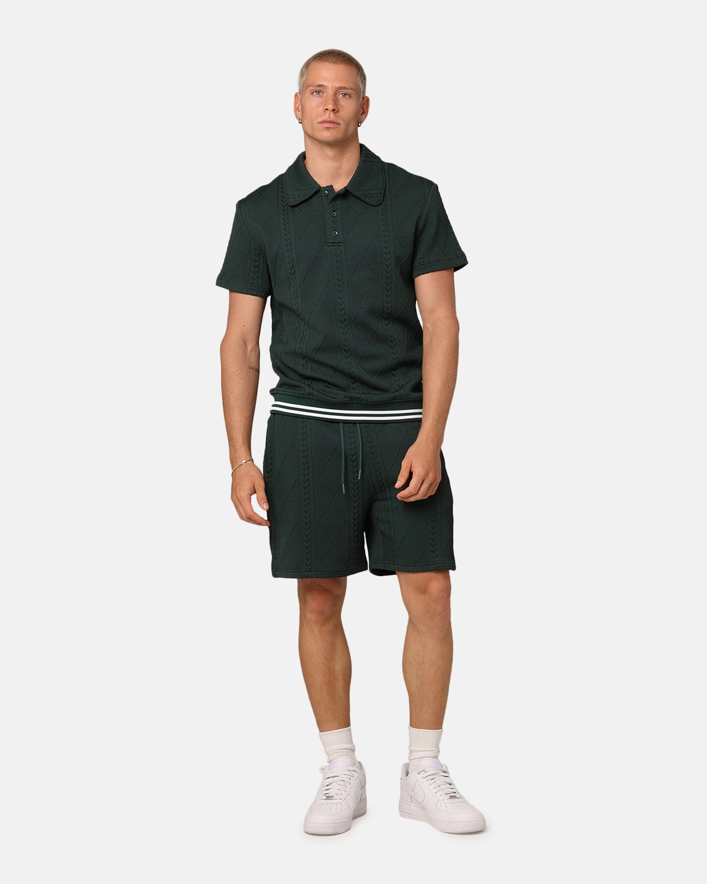 Daily Wear rayon fabric XXIII Danny Knit Shorts Deep Green