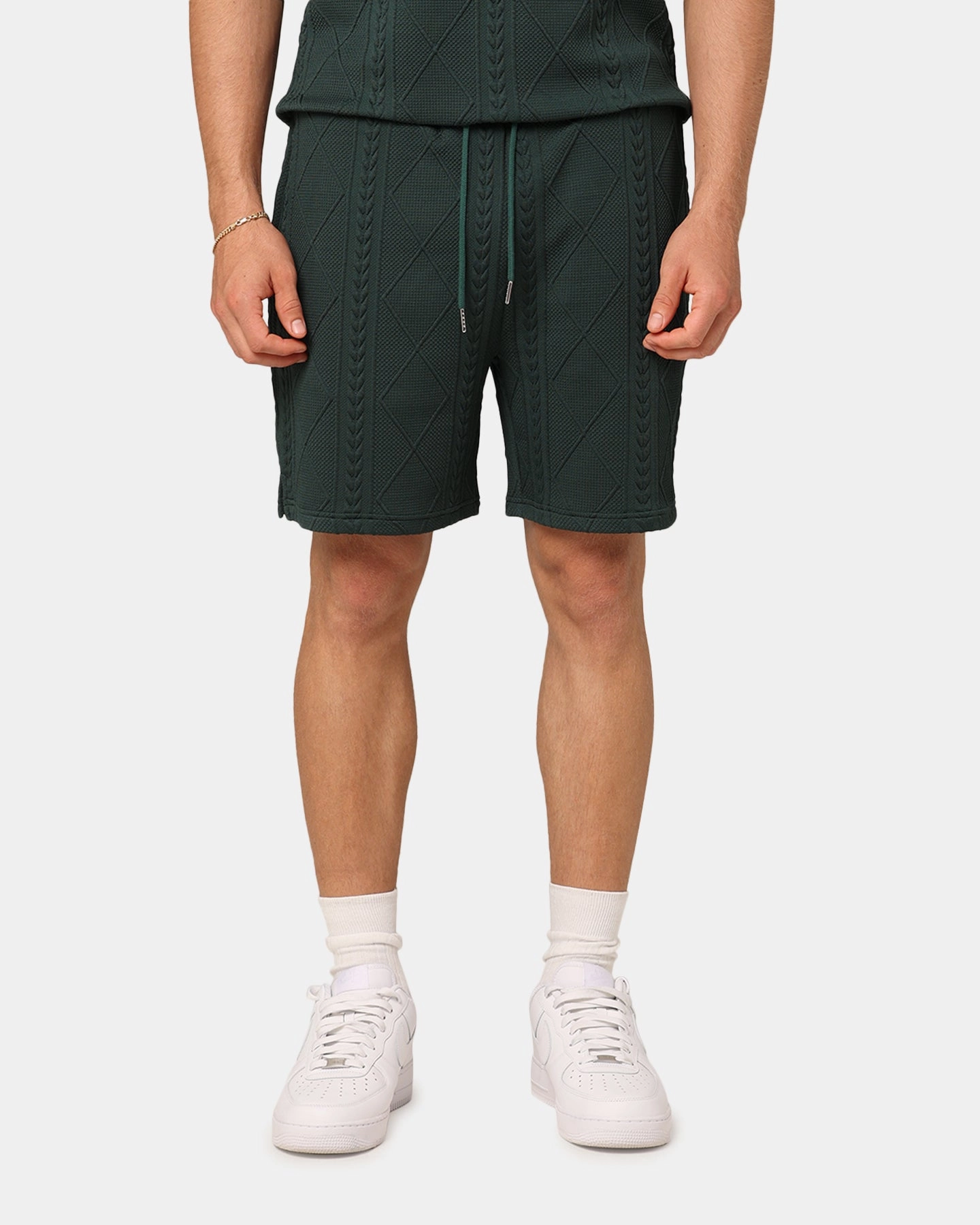 Gym apparel XXIII Danny Knit Shorts Deep Green