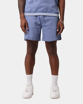 handmade touch Timeless Look XXIII Danny Knit Shorts Floral Blue