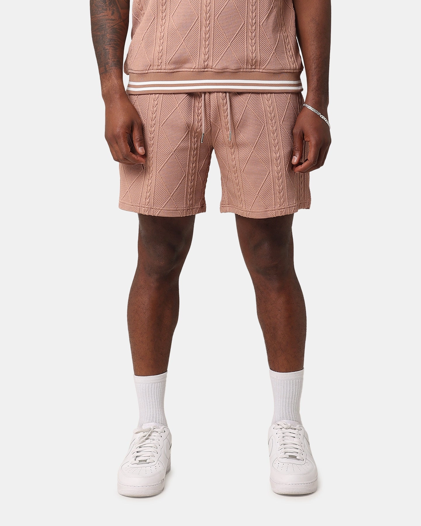 XXIII Danny Knit Shorts Mocha Odor Control Technology Travel Style