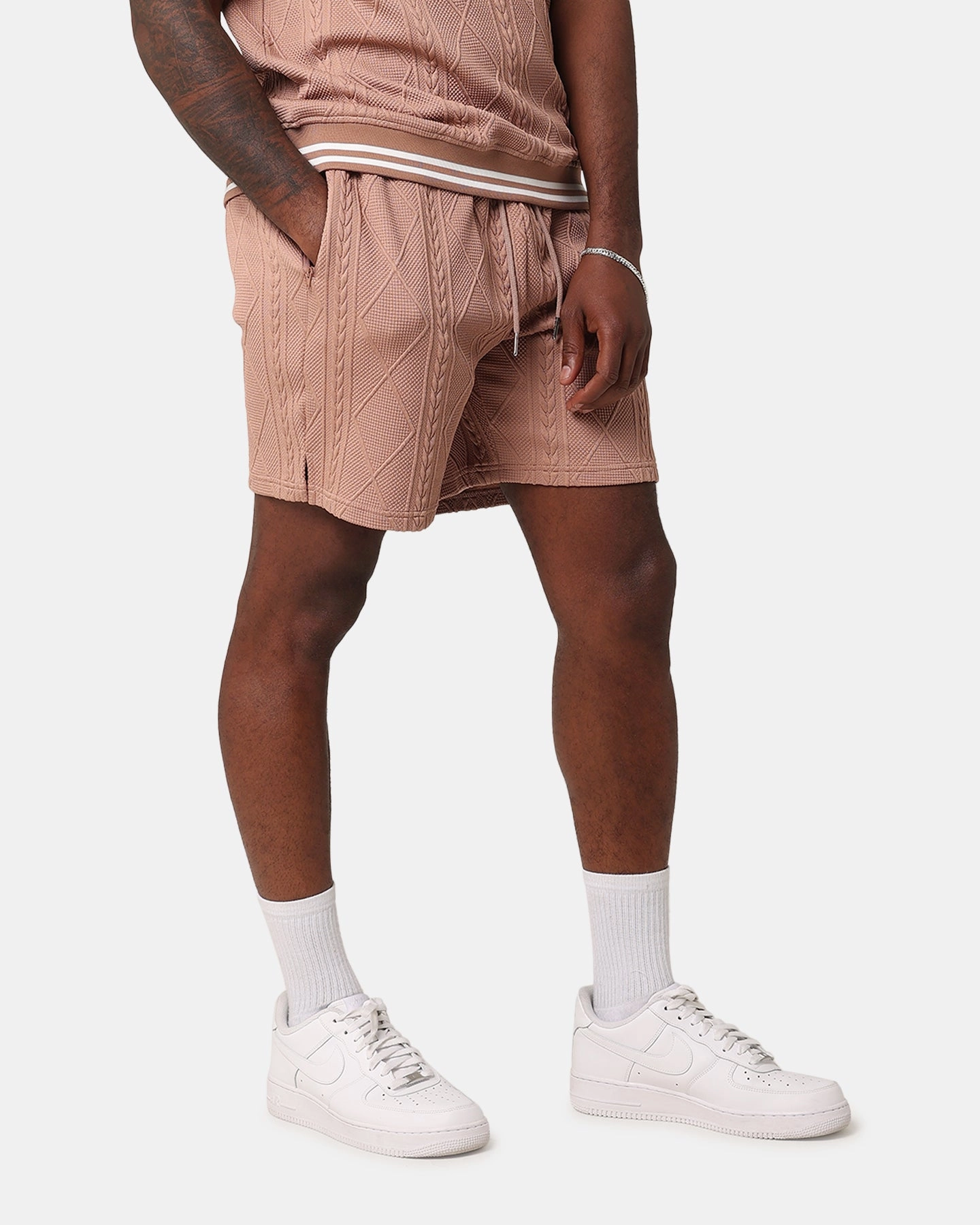 XXIII Danny Knit Shorts Mocha Yoga wear